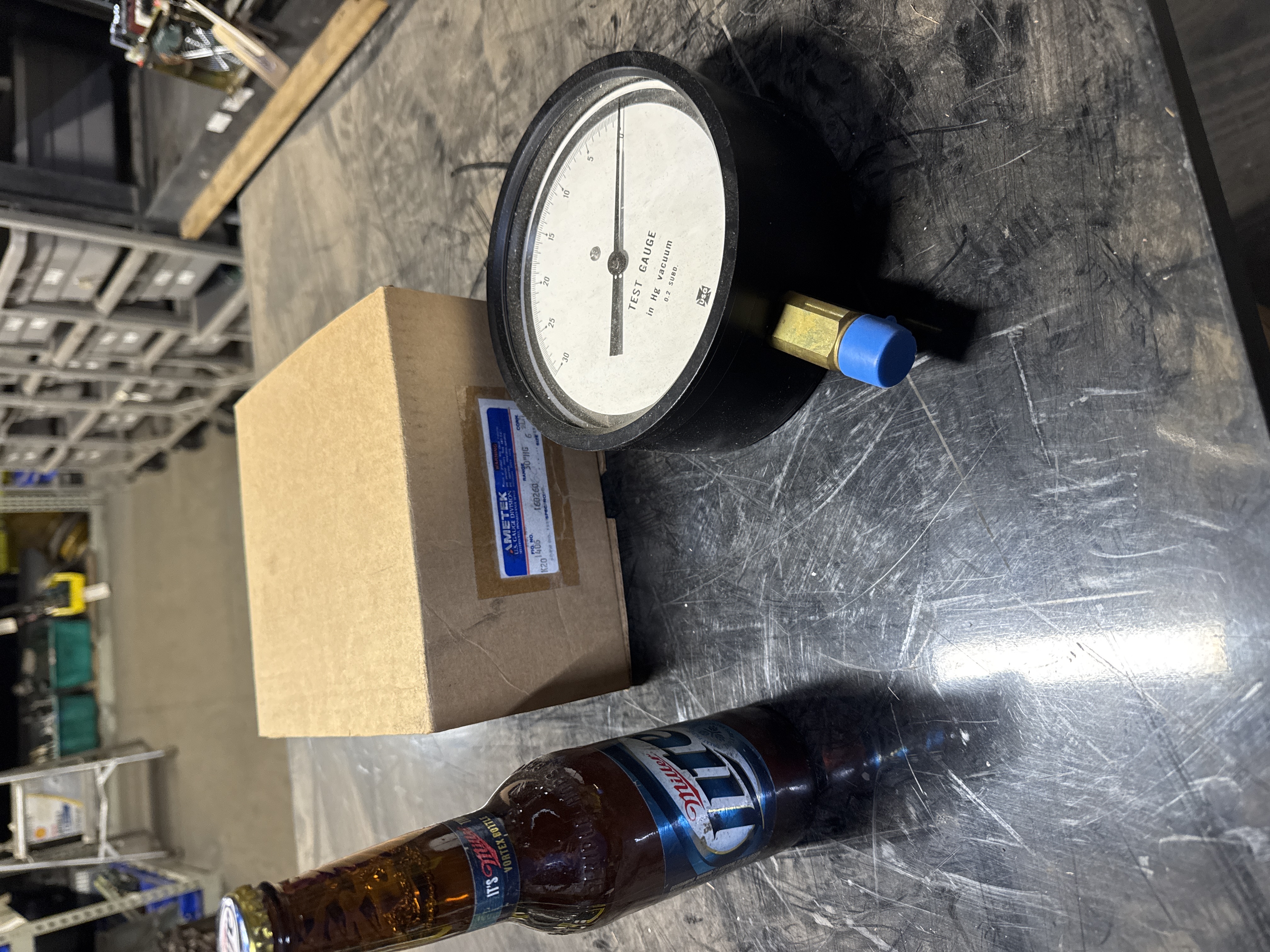 NEW!Ametek US Gauge Vacuum Test Gauge 0-30 Psi,6"