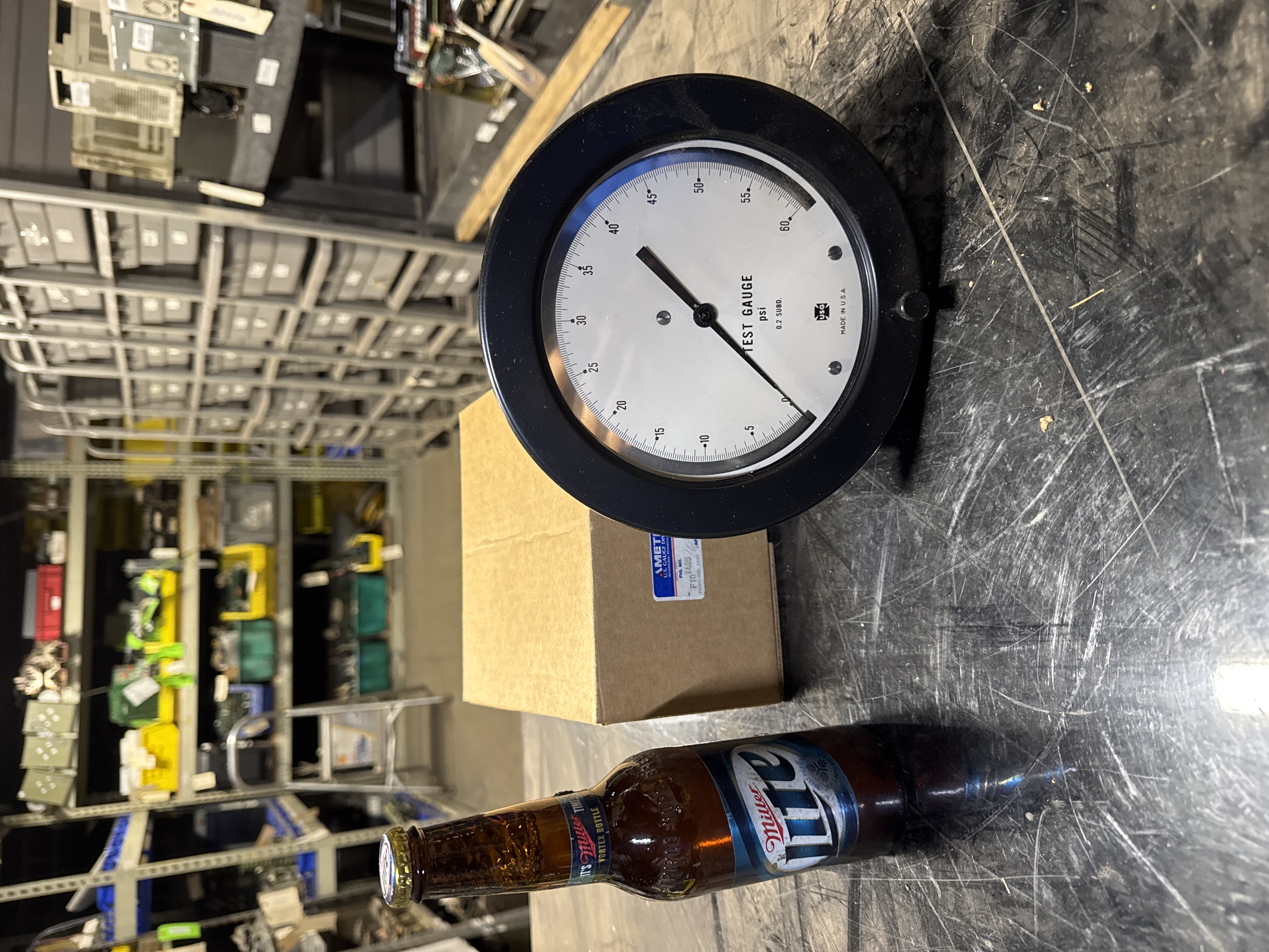 NEW!Ametek US Gauge Test Gauge 0-60 psi,6"