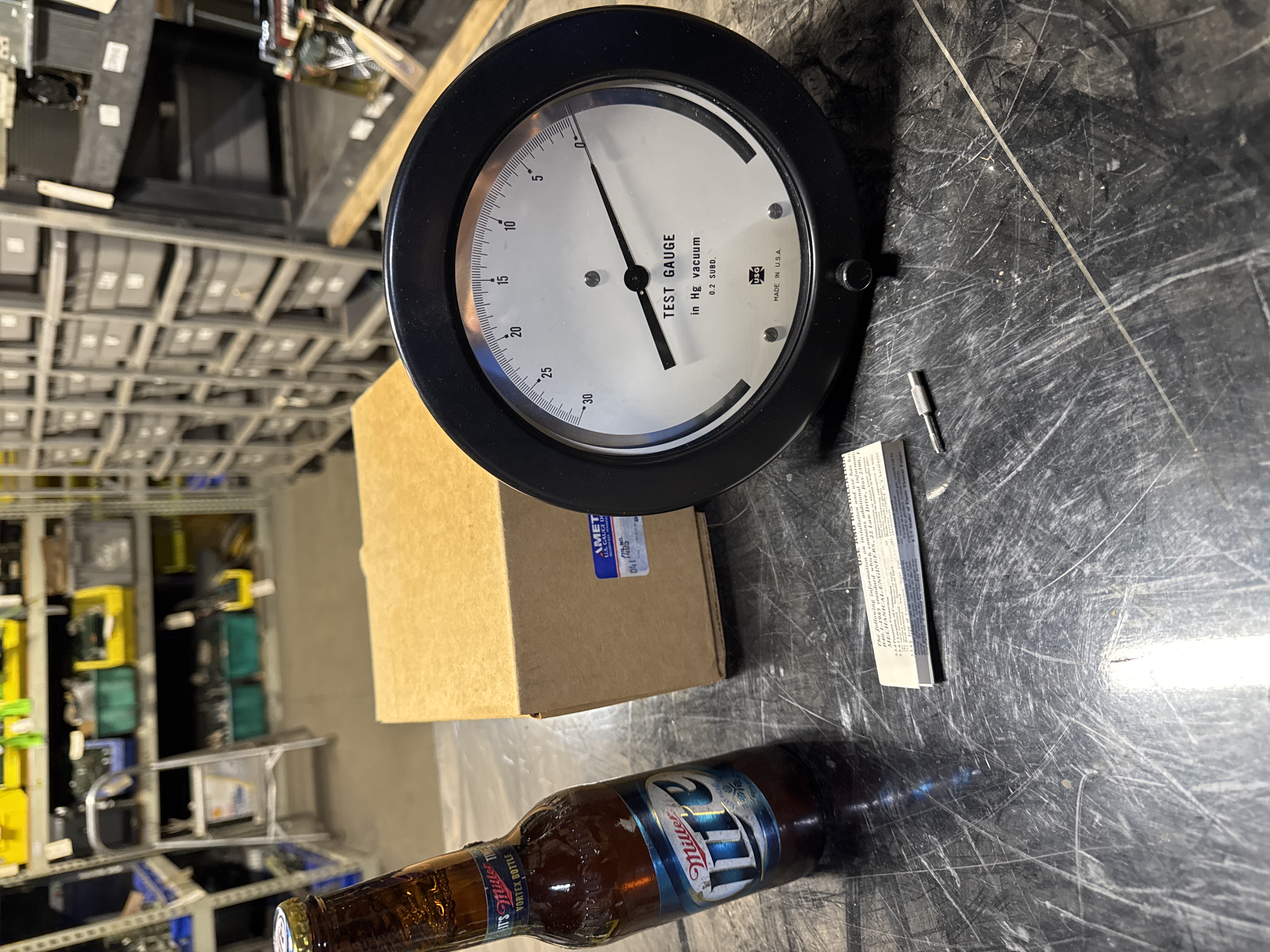 NEW!AMETEK U.S.Gauge Test Gauge 0-30 Psi,6"