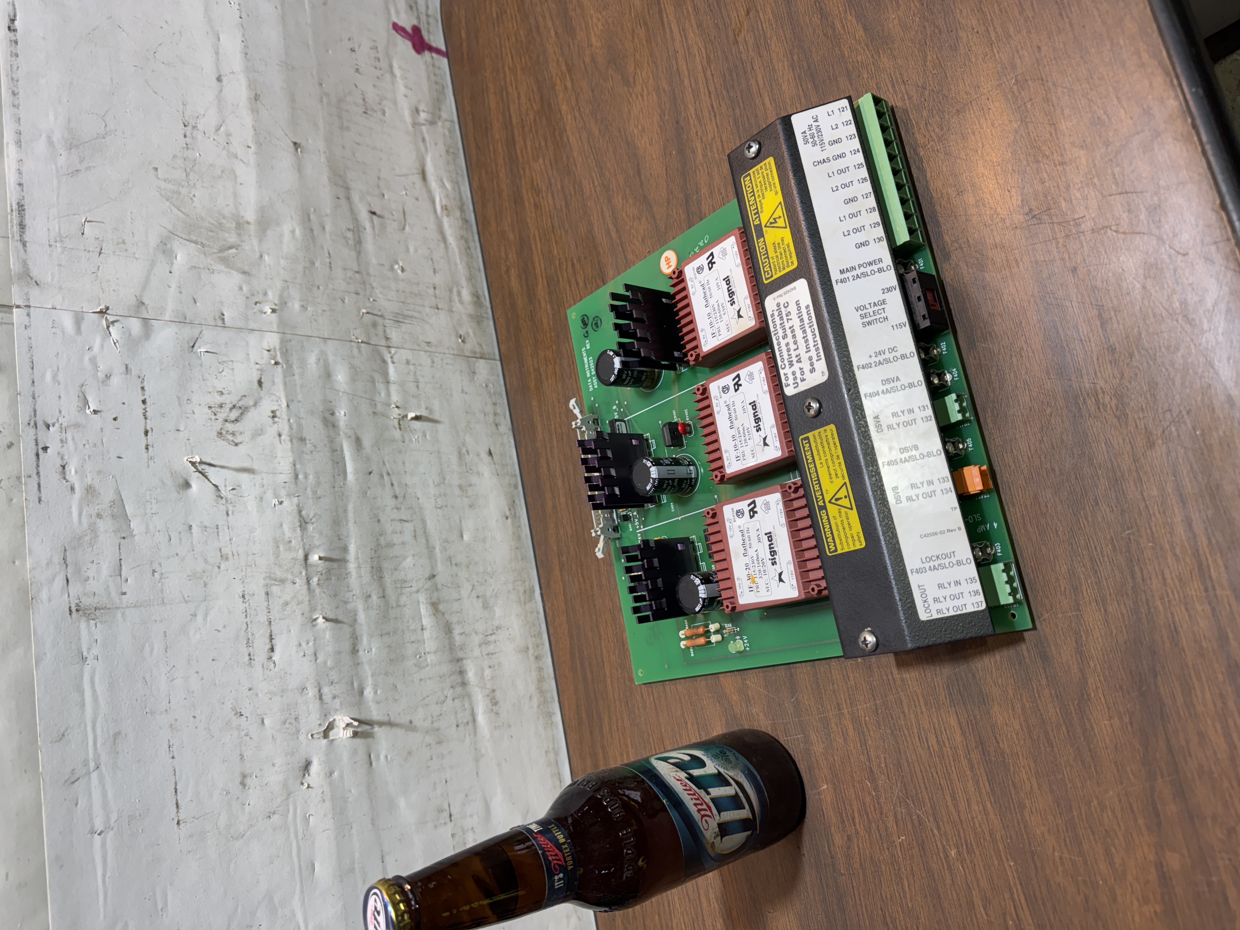 Data Instruments Honeywell D42523 Rev G Brake Control