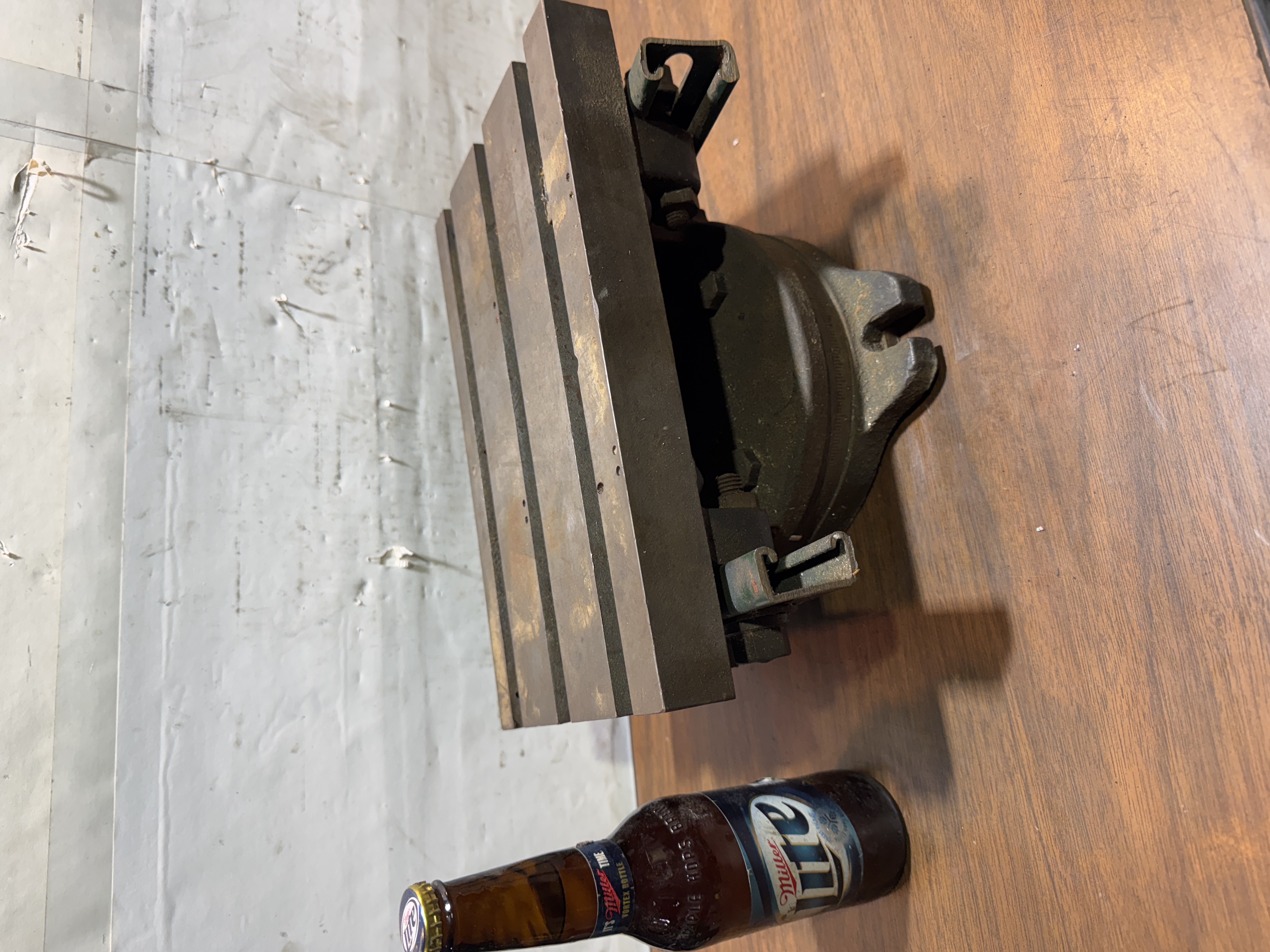 Tilting angle table 12x8 in,3 T-slots,milling machine fixture