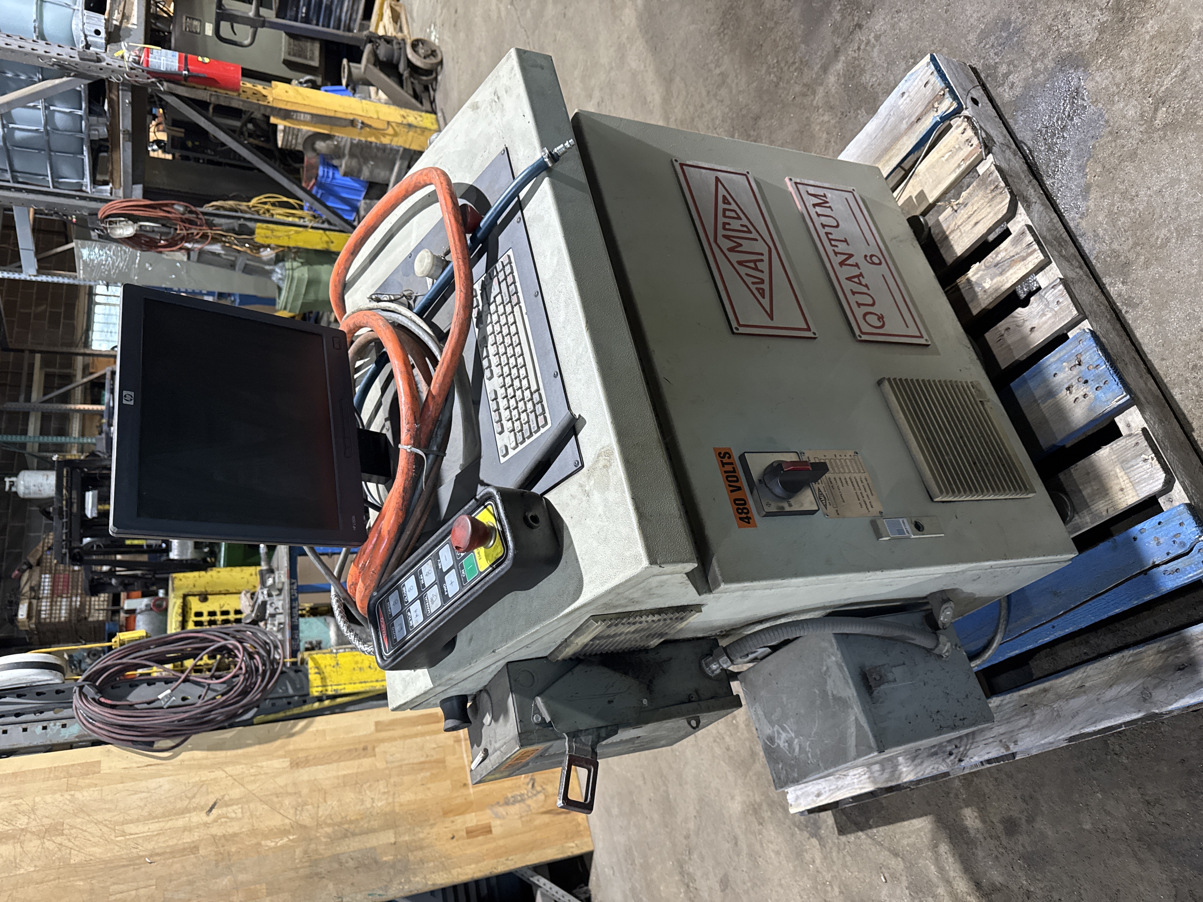 Vamco Quantum 6 Servo Feed System w/Pendant,PC/HP Monitor 480V