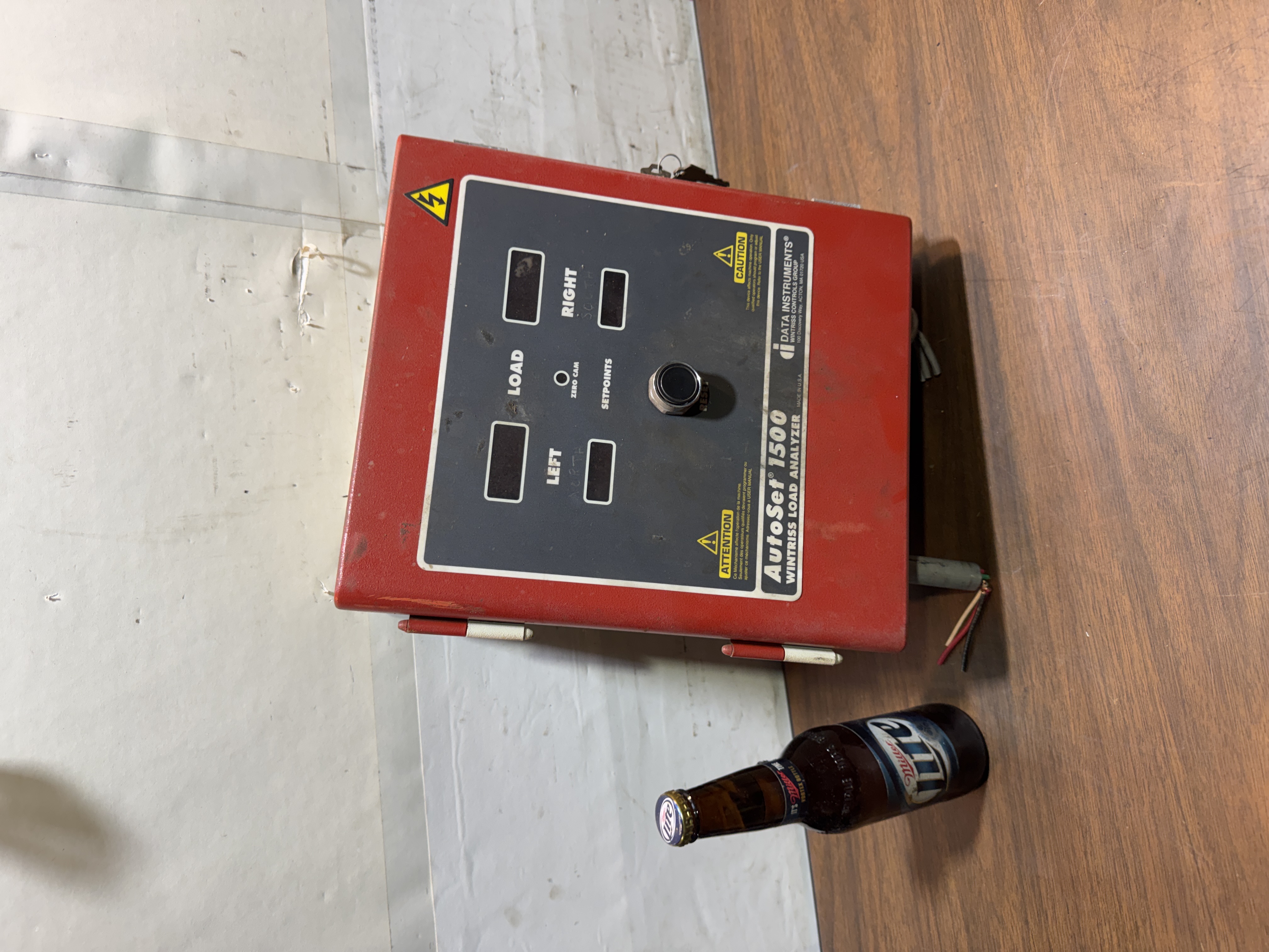 Data Instruments AutoSet 1500 Wintriss Load Analyzer 100-240V