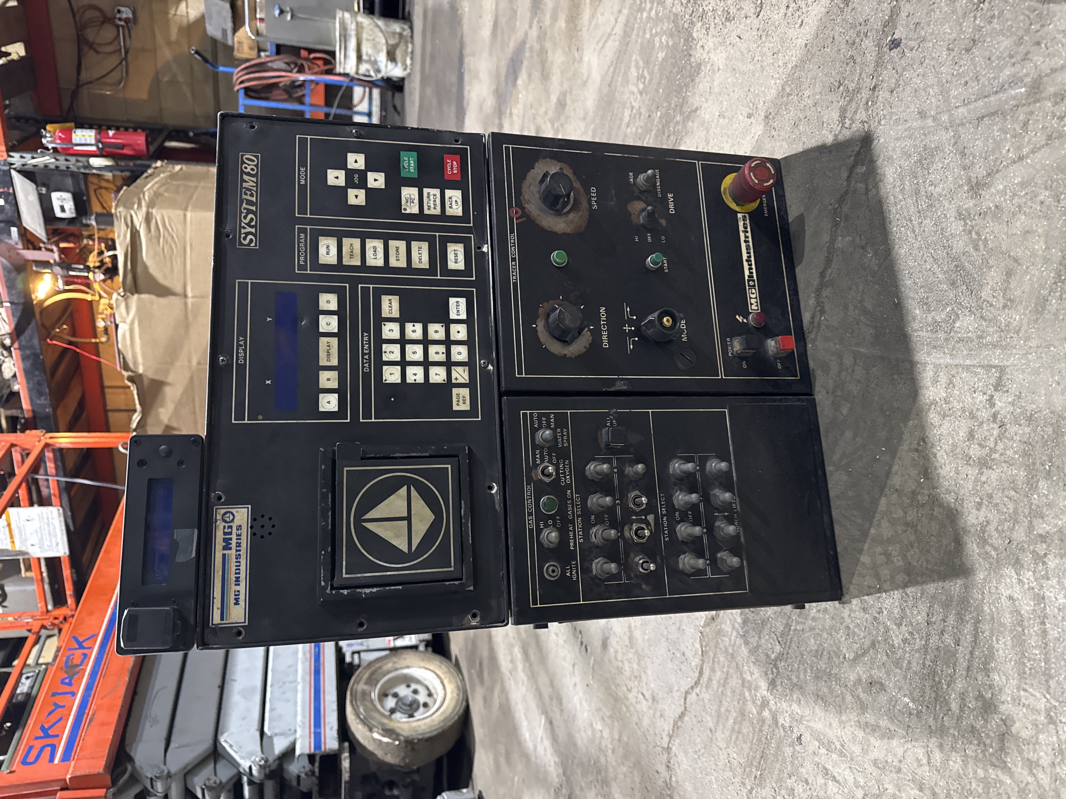 MG Industries System 80 Machine Control Console CMC MNBE-11317-4