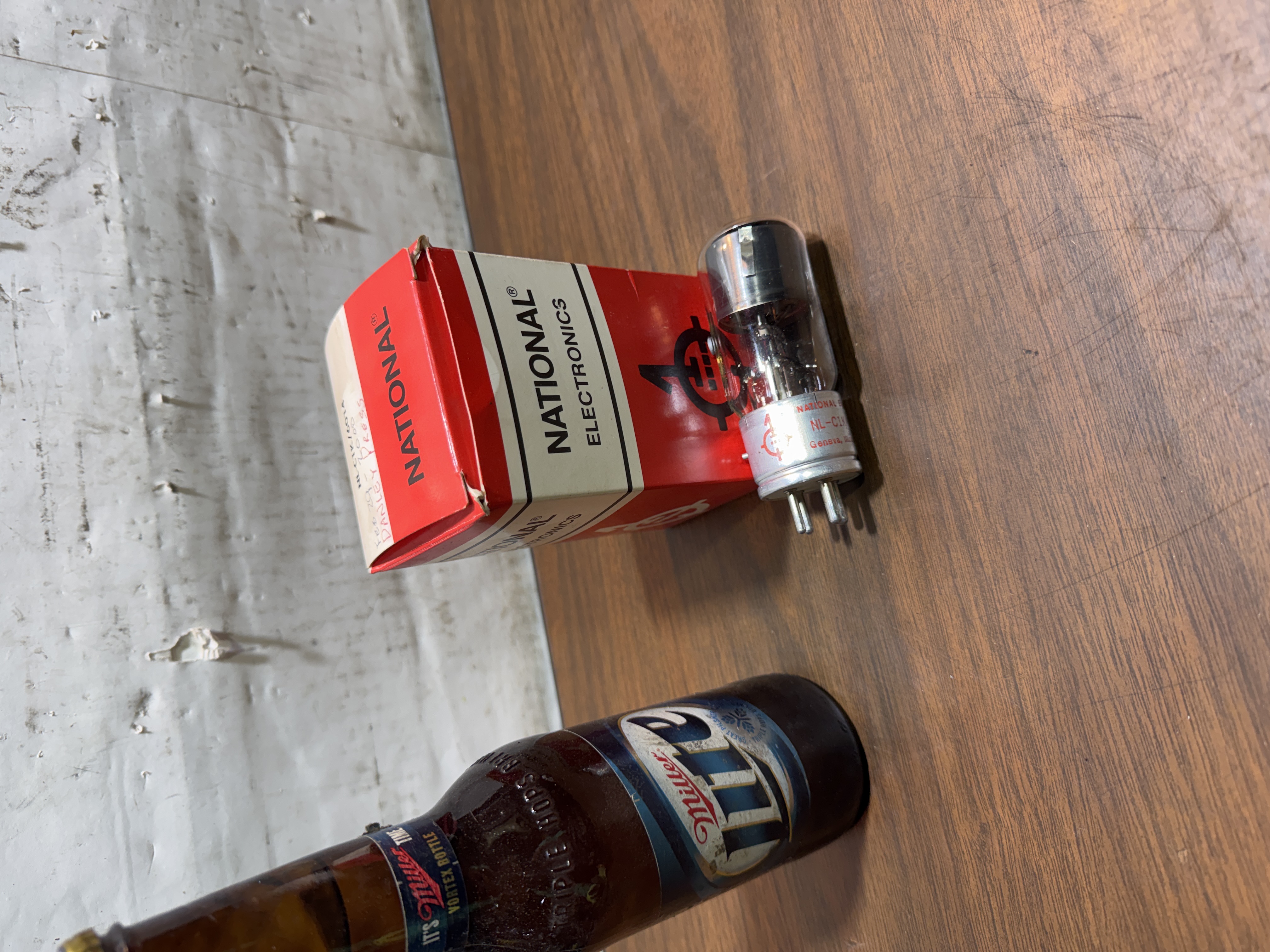 NEW!National Electronics NL-C1K/6014 4-Pin Vacuum Tube w/Box