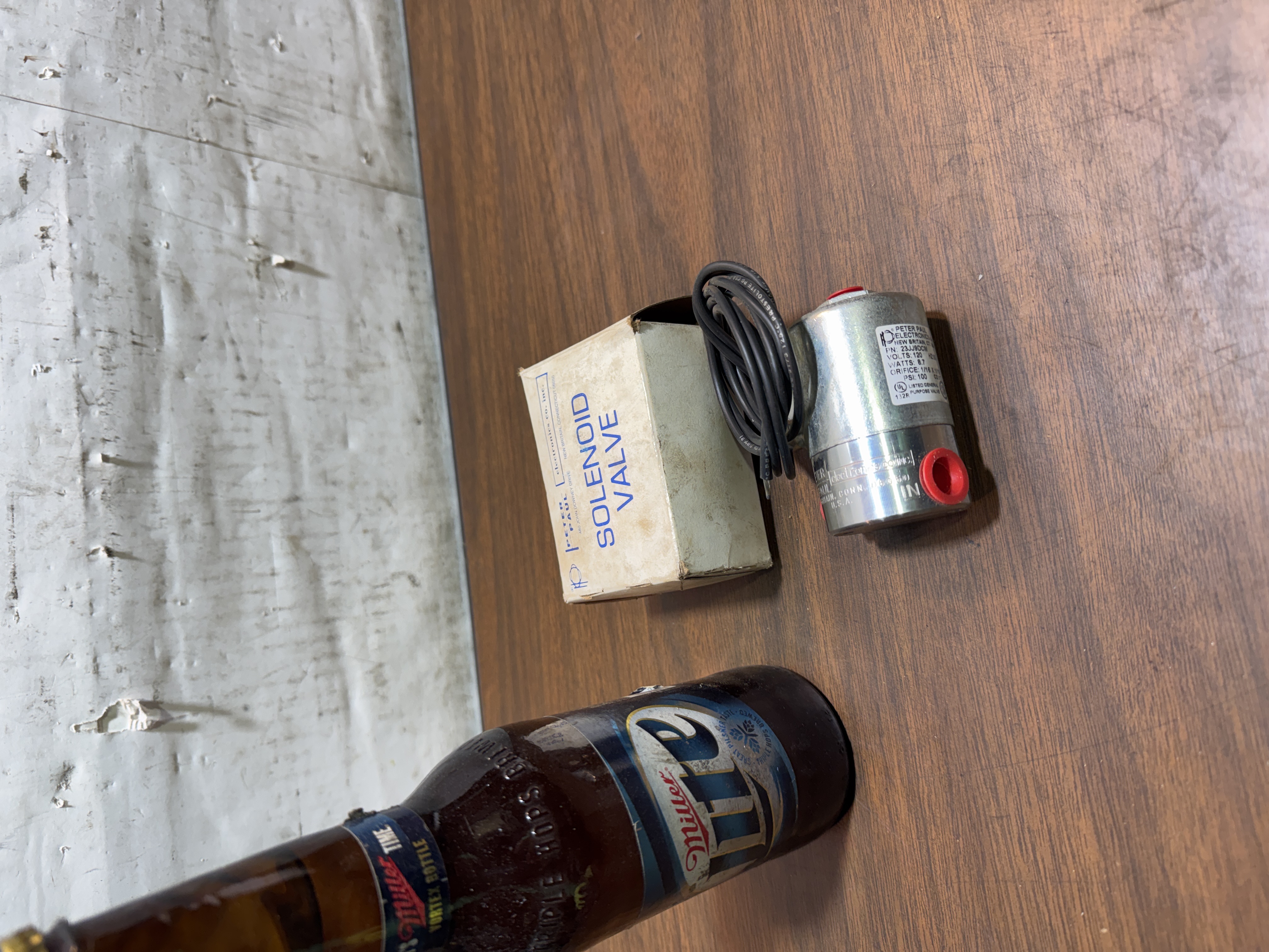 NEW!Peter Paul 23JJ9DCM Solenoid Valve 120V 60Hz 8.7W 100 PSI