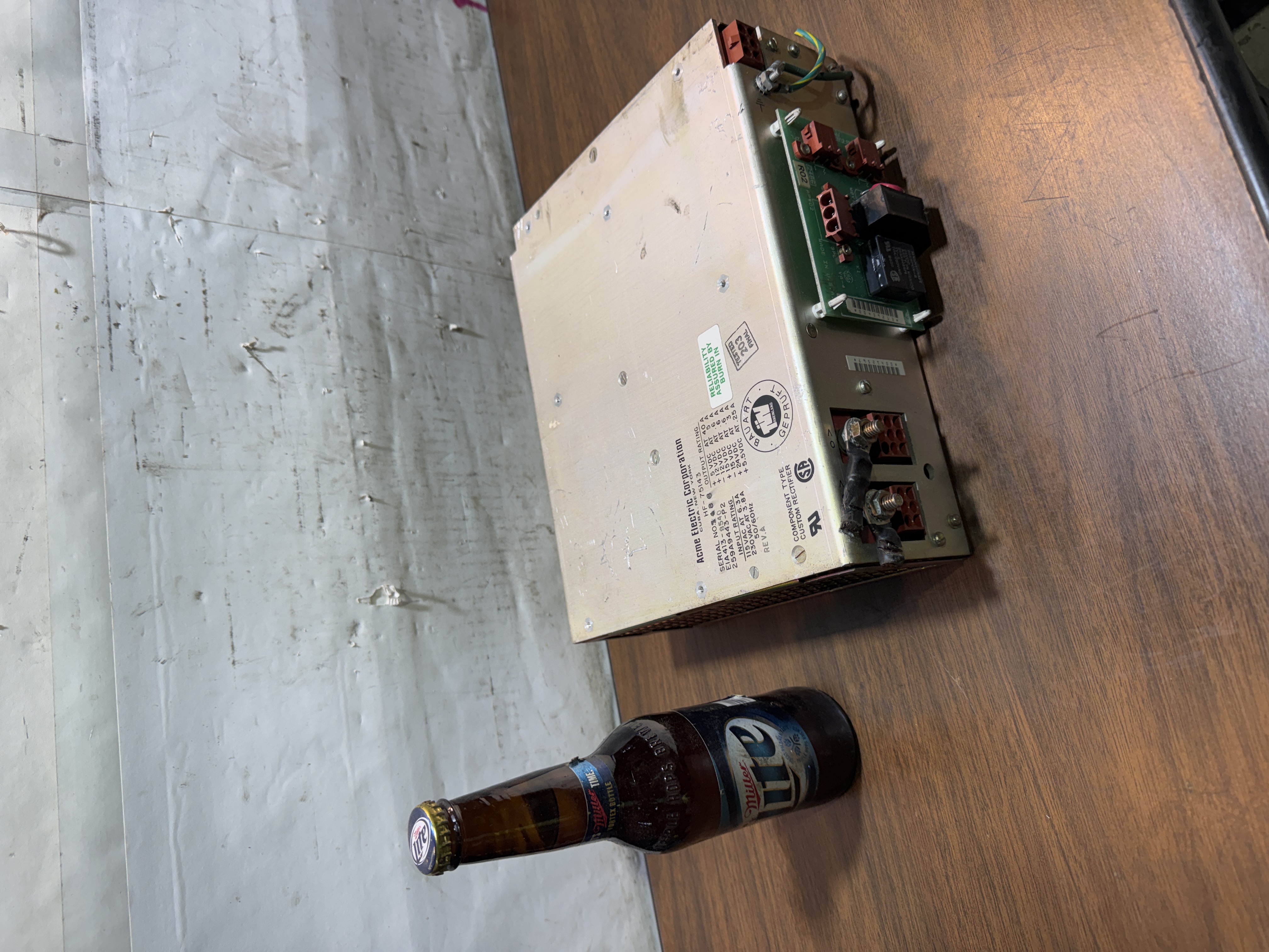 Acme Electric HF-75143 Multi-Output Power Supply Rectifier 115/230V