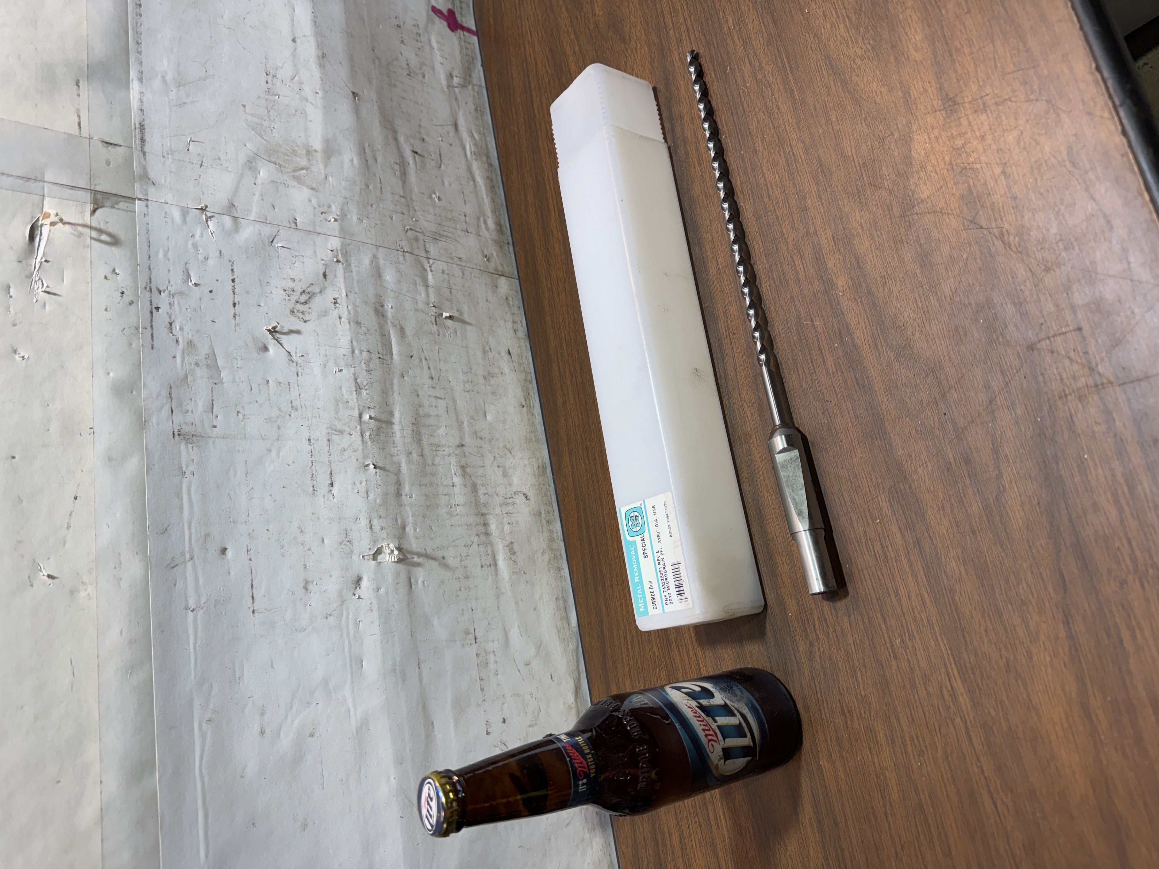 Metal Removal Carbide Drill.3150 in 2-Flute Micrograin PN 743225051