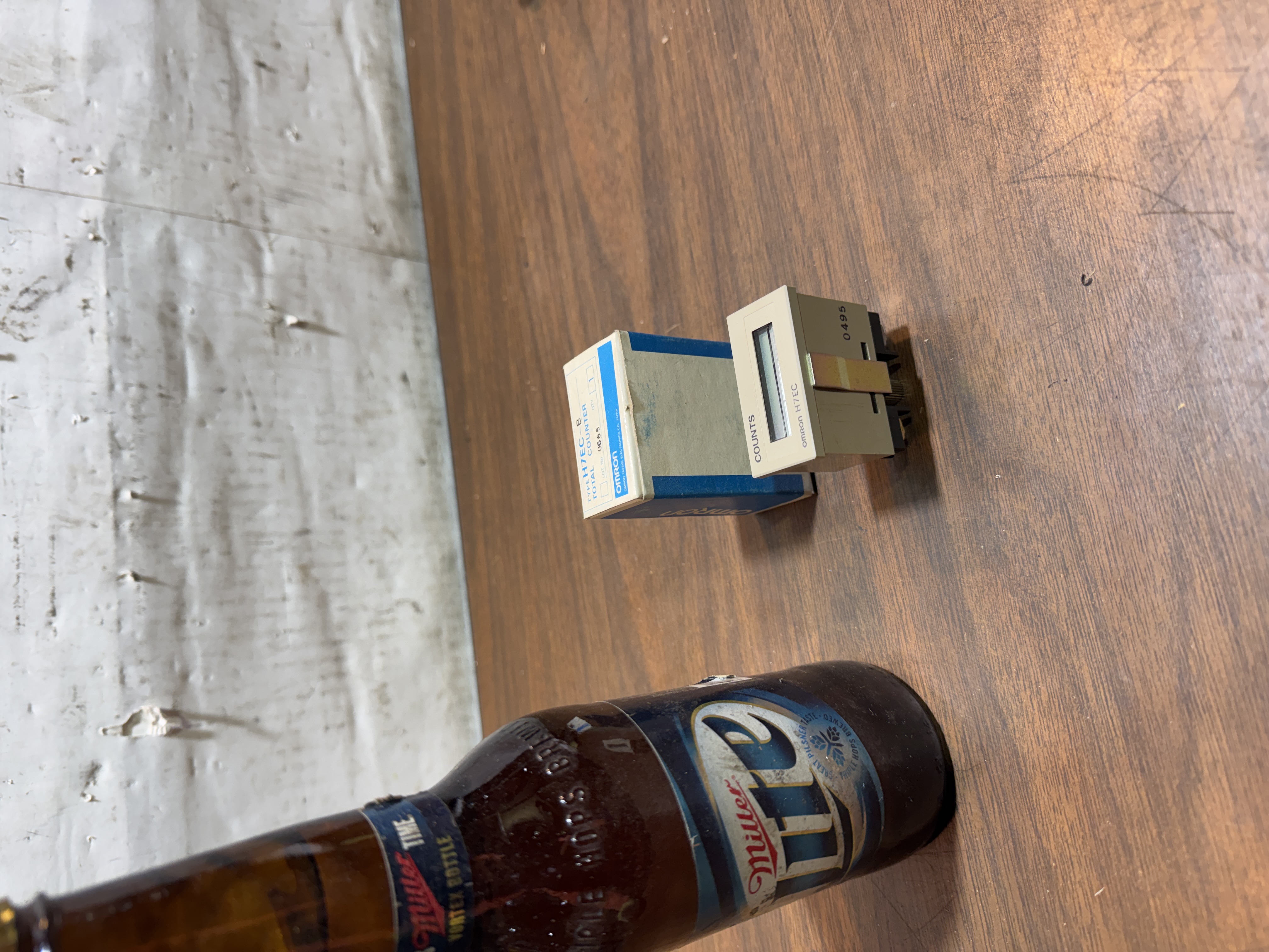 NEW!Omron H7EC-B LCD Total Counter Panel Mount w/Box Japan