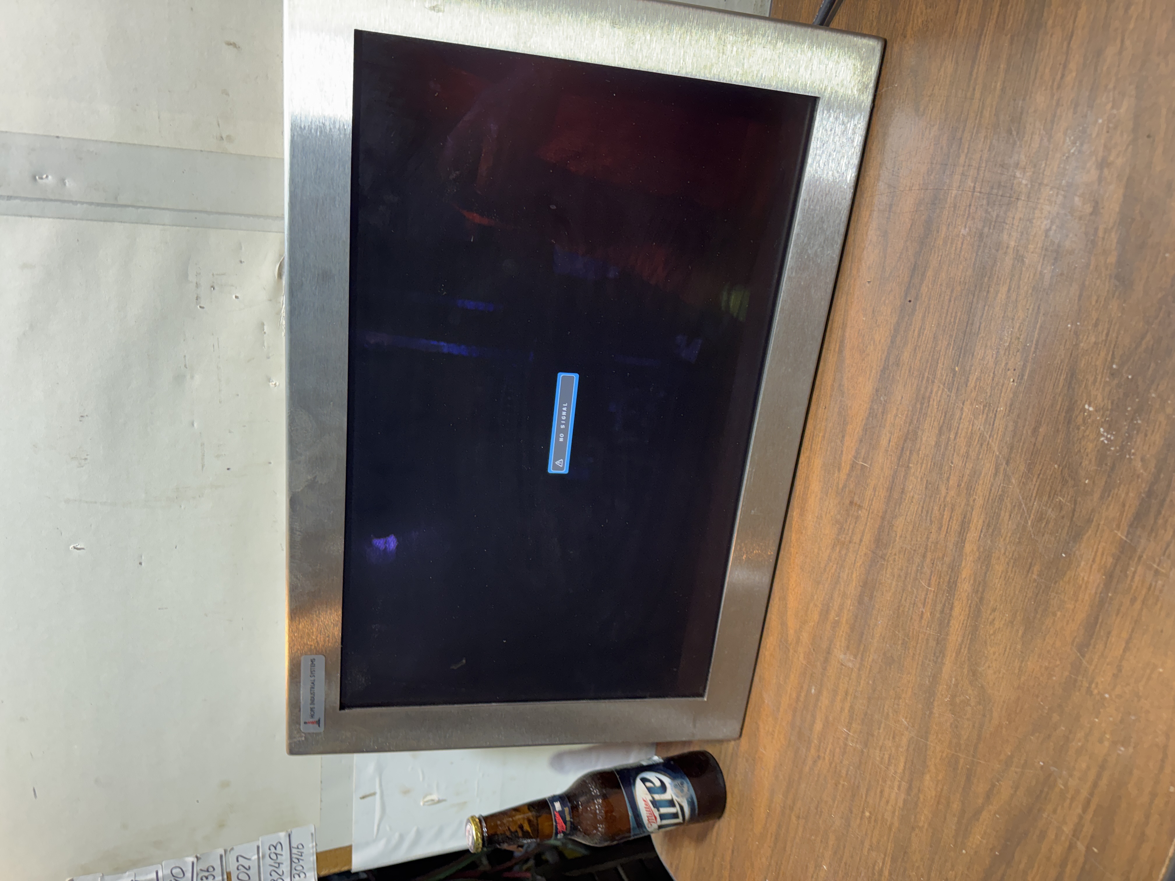 Hope Industrial HIS-ML22-SGAB Panel Mount Monitor Stainless 12/4/4X