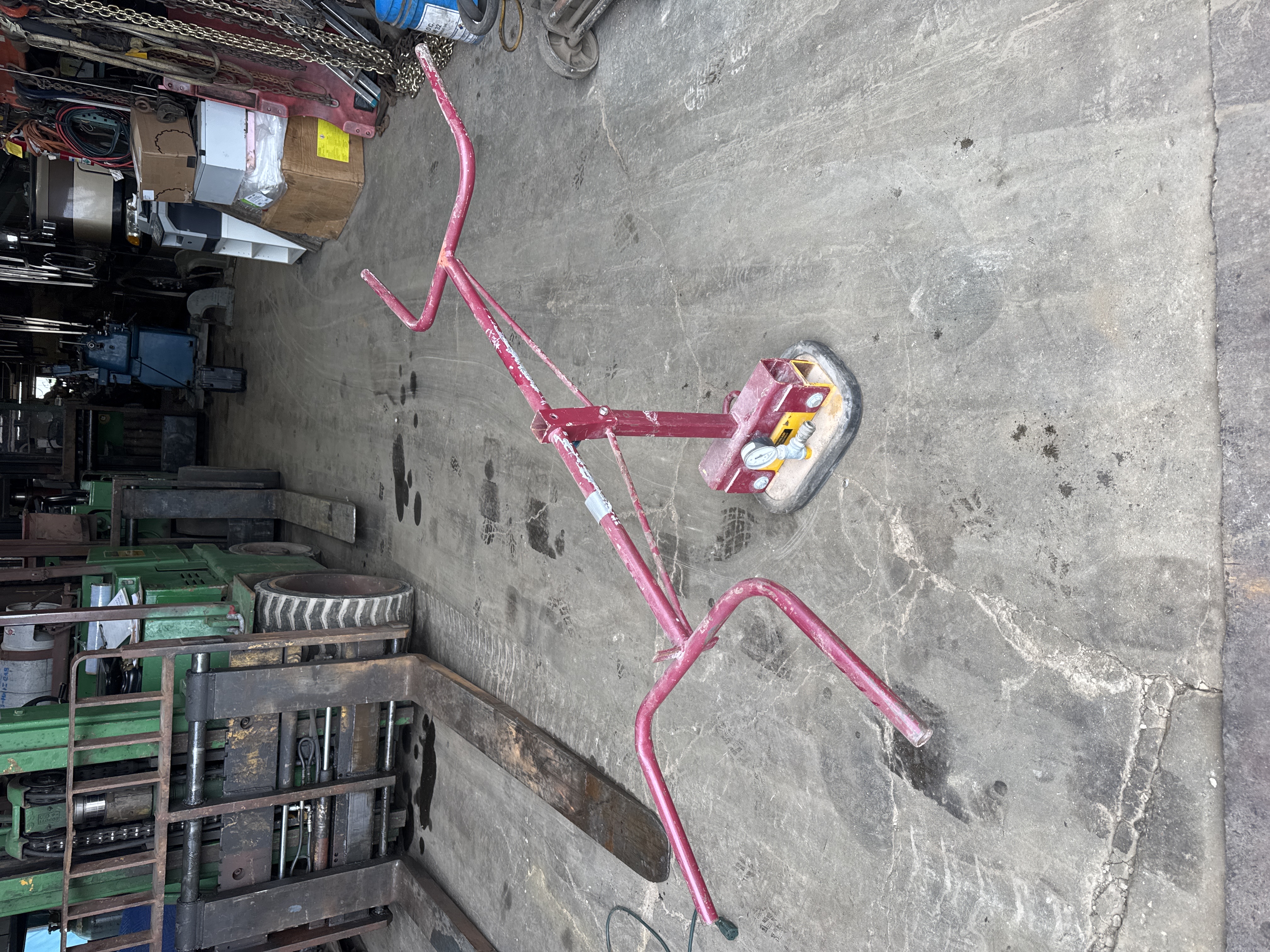 Vacuum Pad lifting Attachment FP100140G-A2B7 500 lb,Ashcroft Gauge