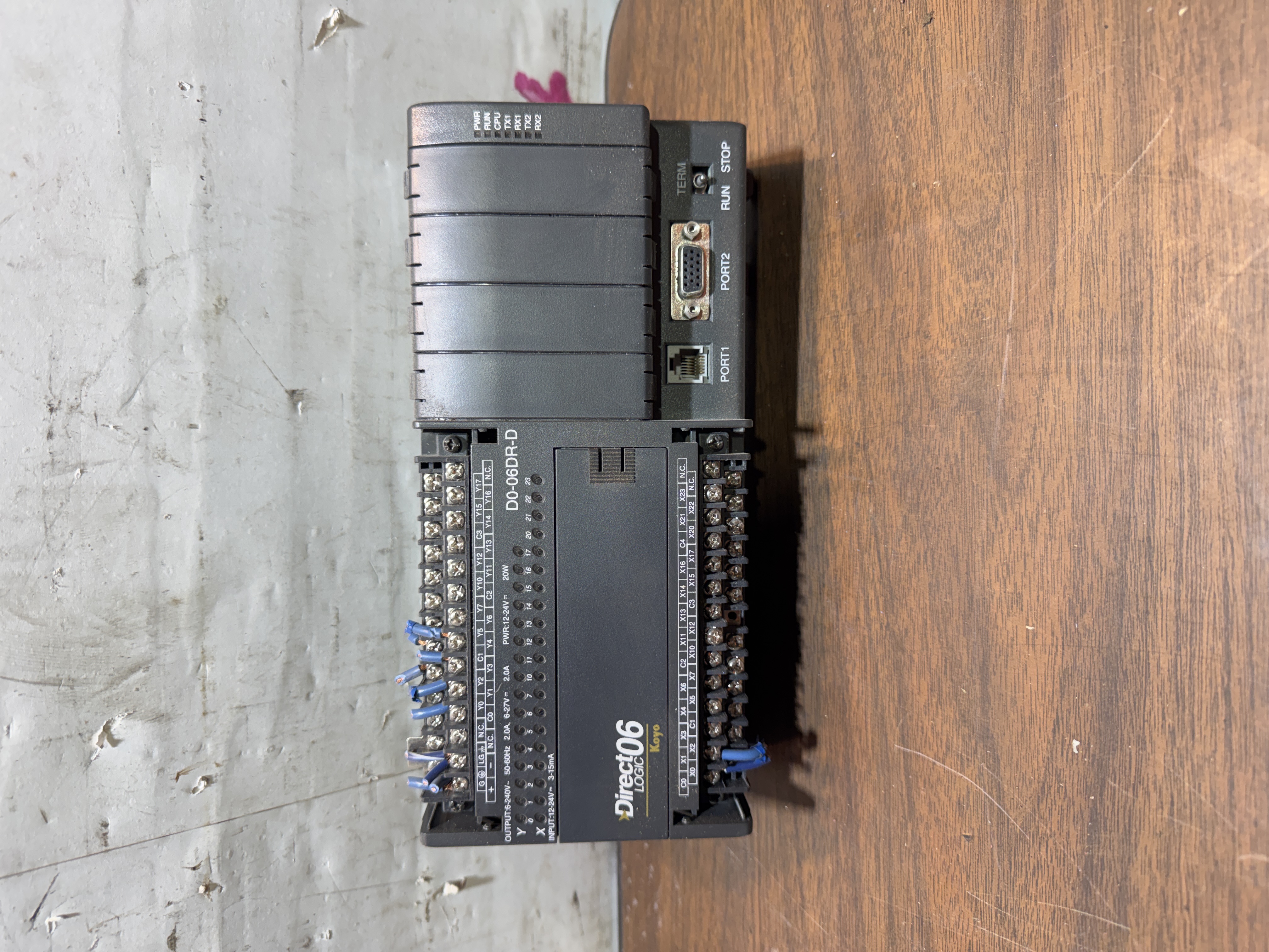 AutomationDirect Koyo DirectLOGIC 06 PLC D0-06DR-D CPU Base