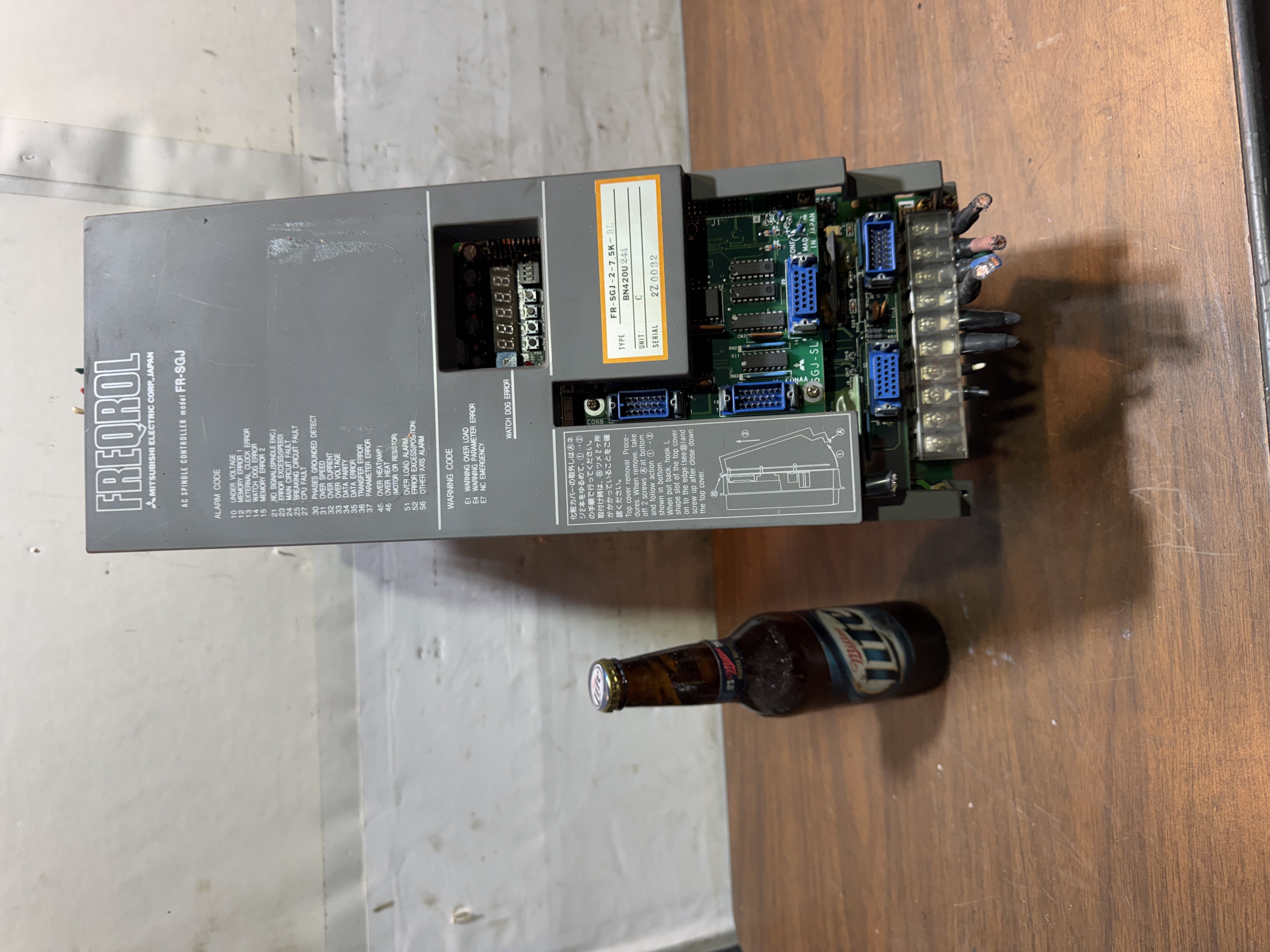 Mitsubishi FREQROL FR-SGJ AC Spindle Controller FR-SGJ-2-7.5K