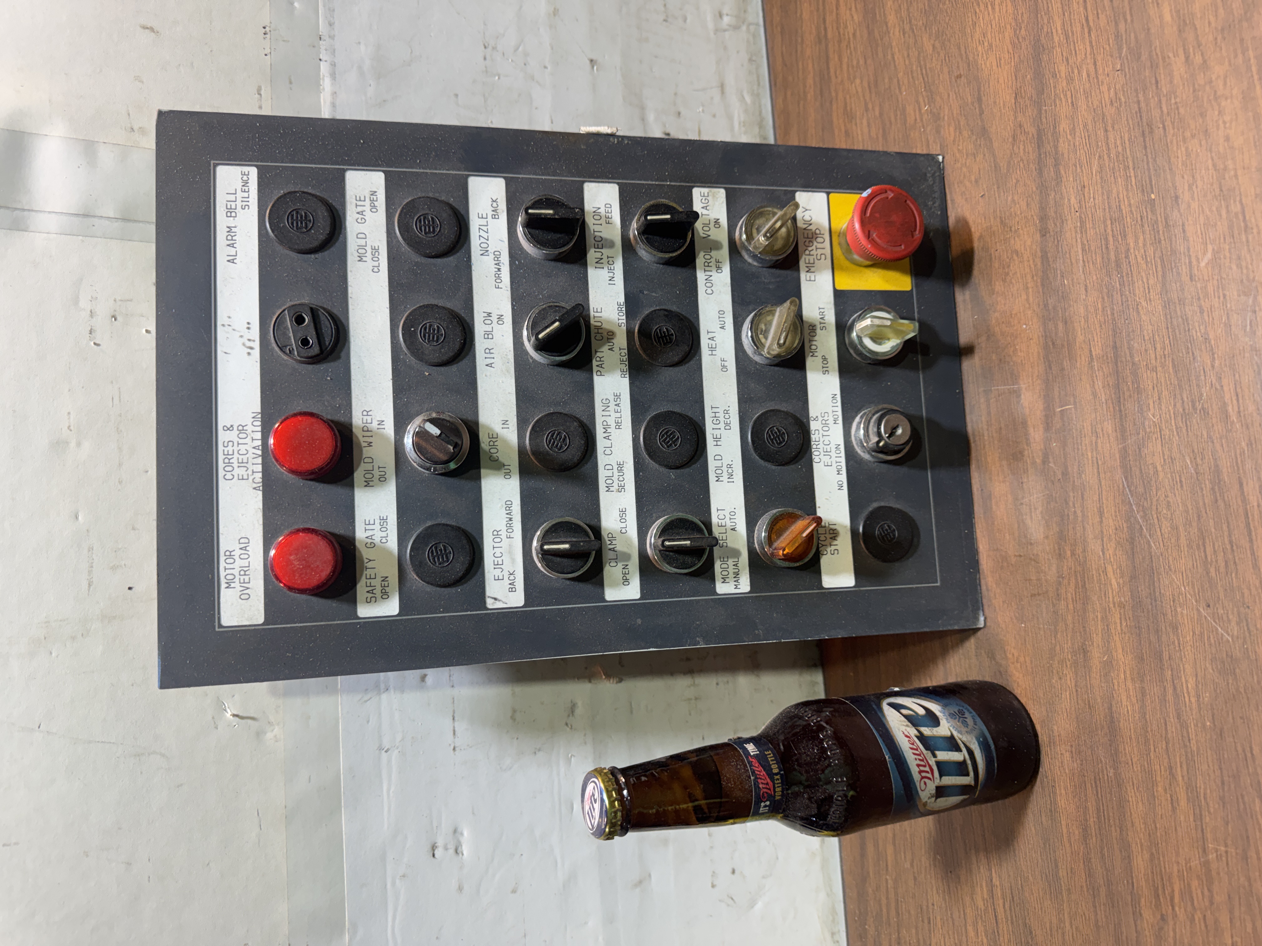 Injection Molding Machine Control Panel w/E-Stop E-CON-5P