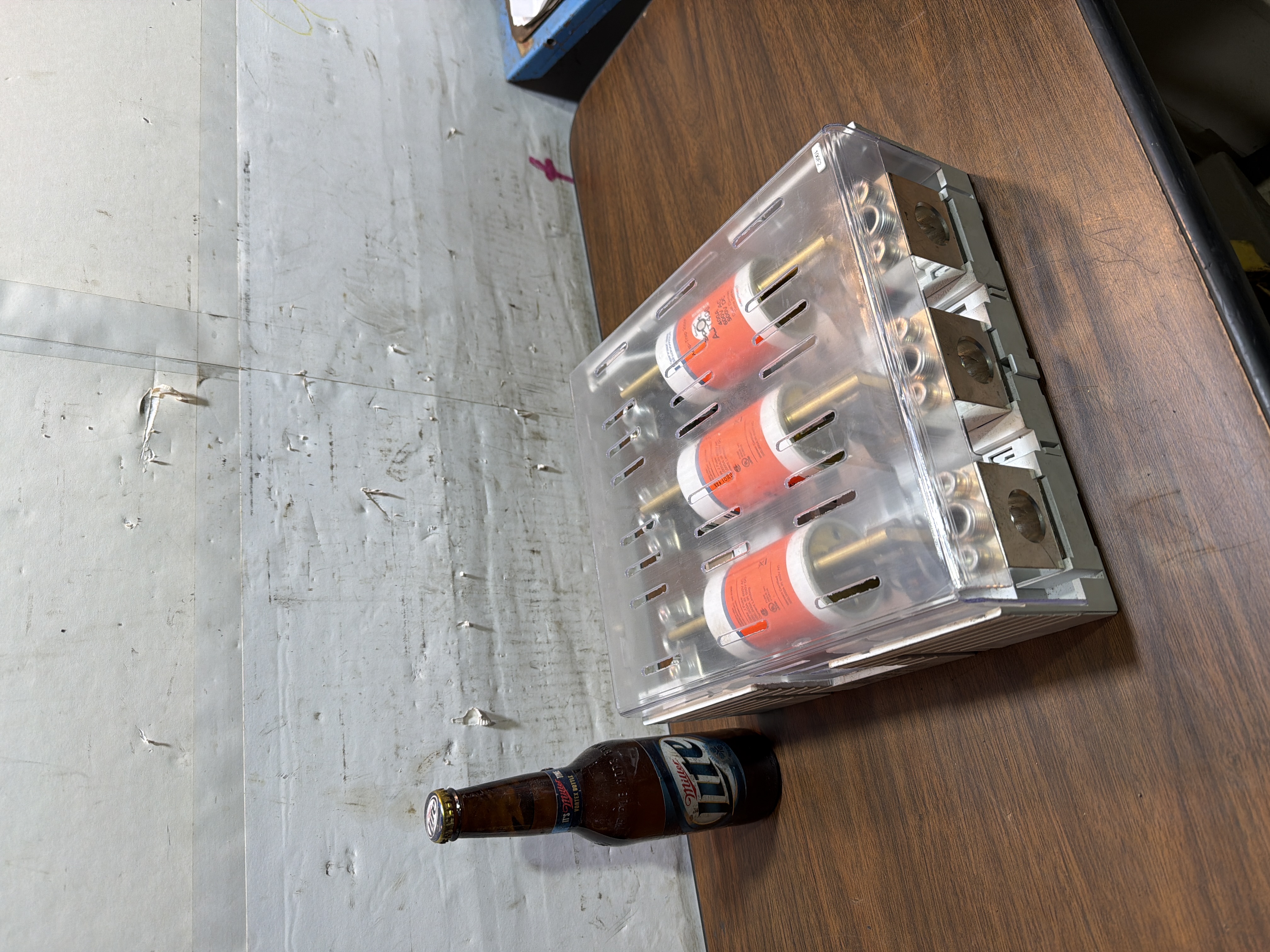 Wohner JC400 3-Pole Class J Fuse Holder w/AJT400 400A Fuses 600V