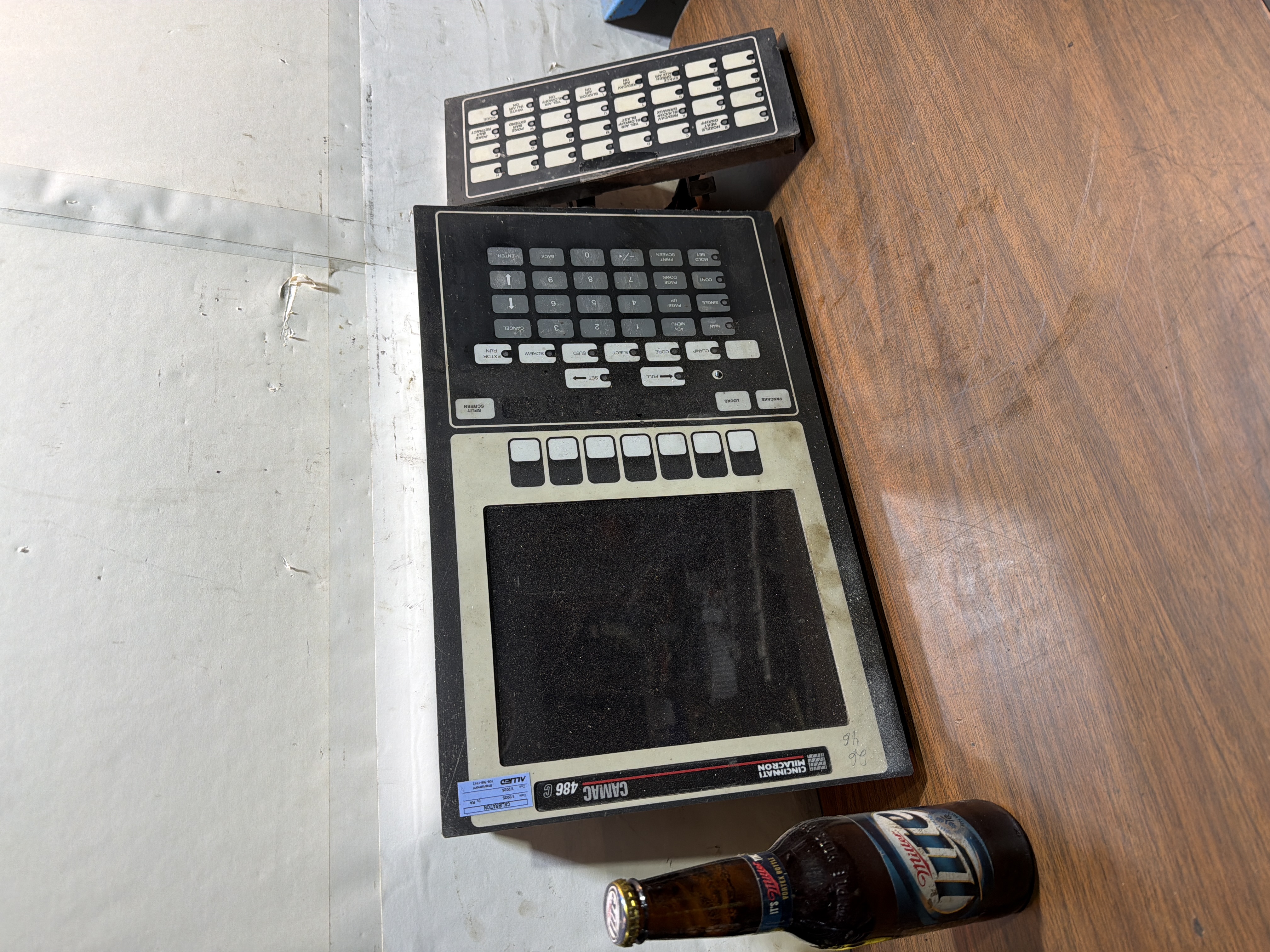 Cincinnati Milacron CAMAC 486 Operator Console+Aux Keypad
