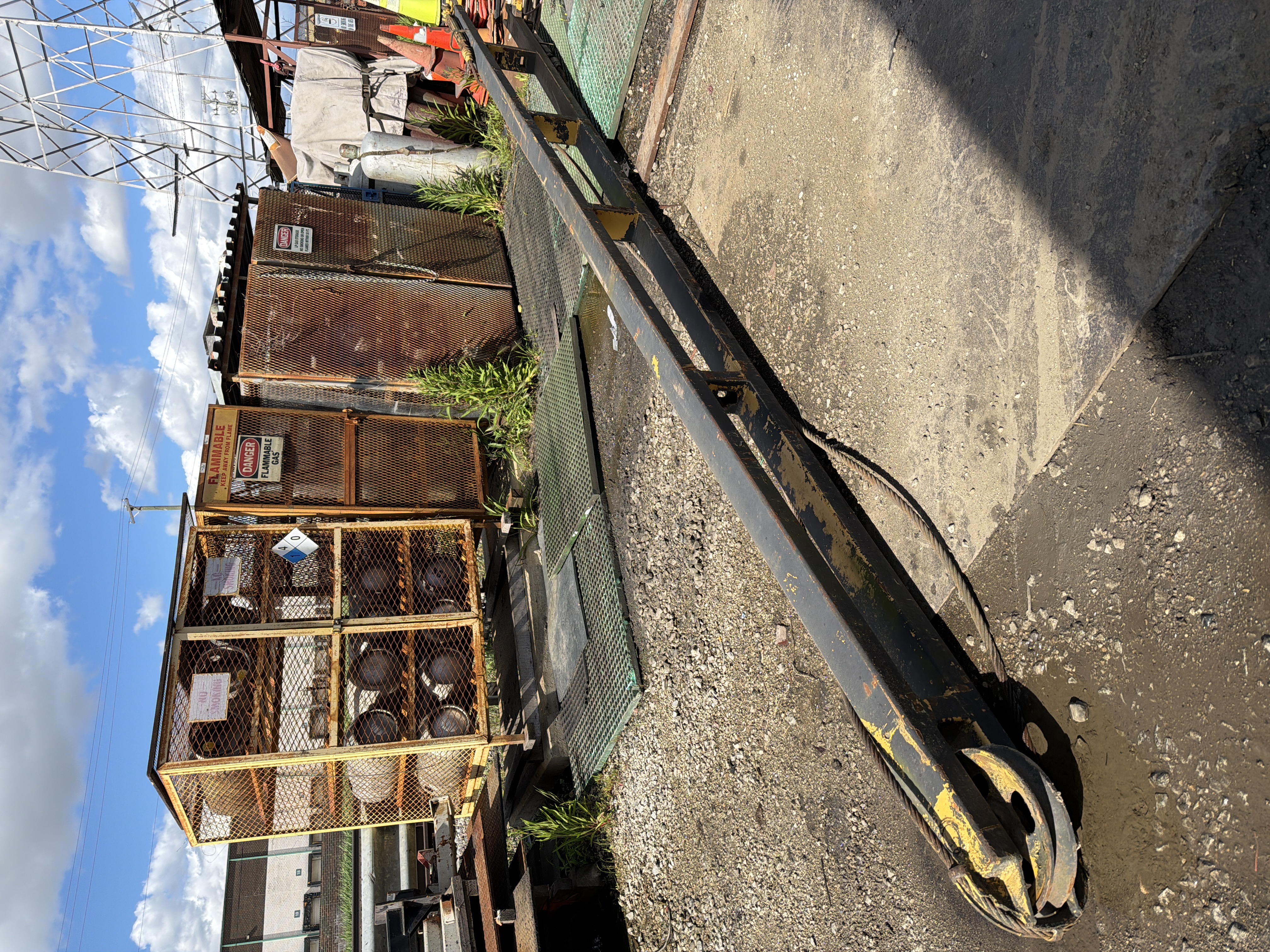 Jib Boom Crane Hoist Attachment DB-7B 21 ft for Grove RT-60S crane