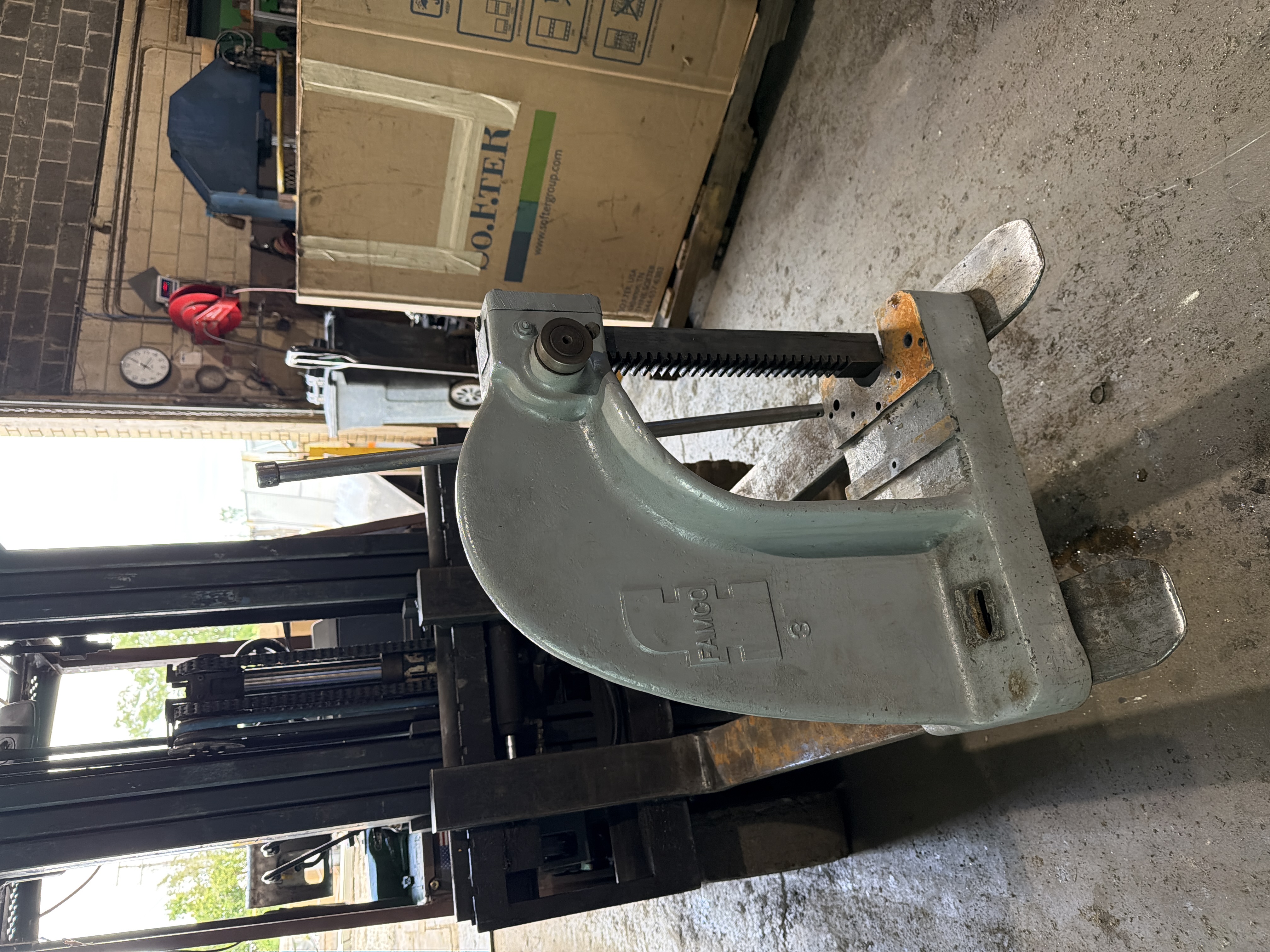 Famco No.3 Arbor Press Heavy Duty Cast Iron Manual Bench Top Press