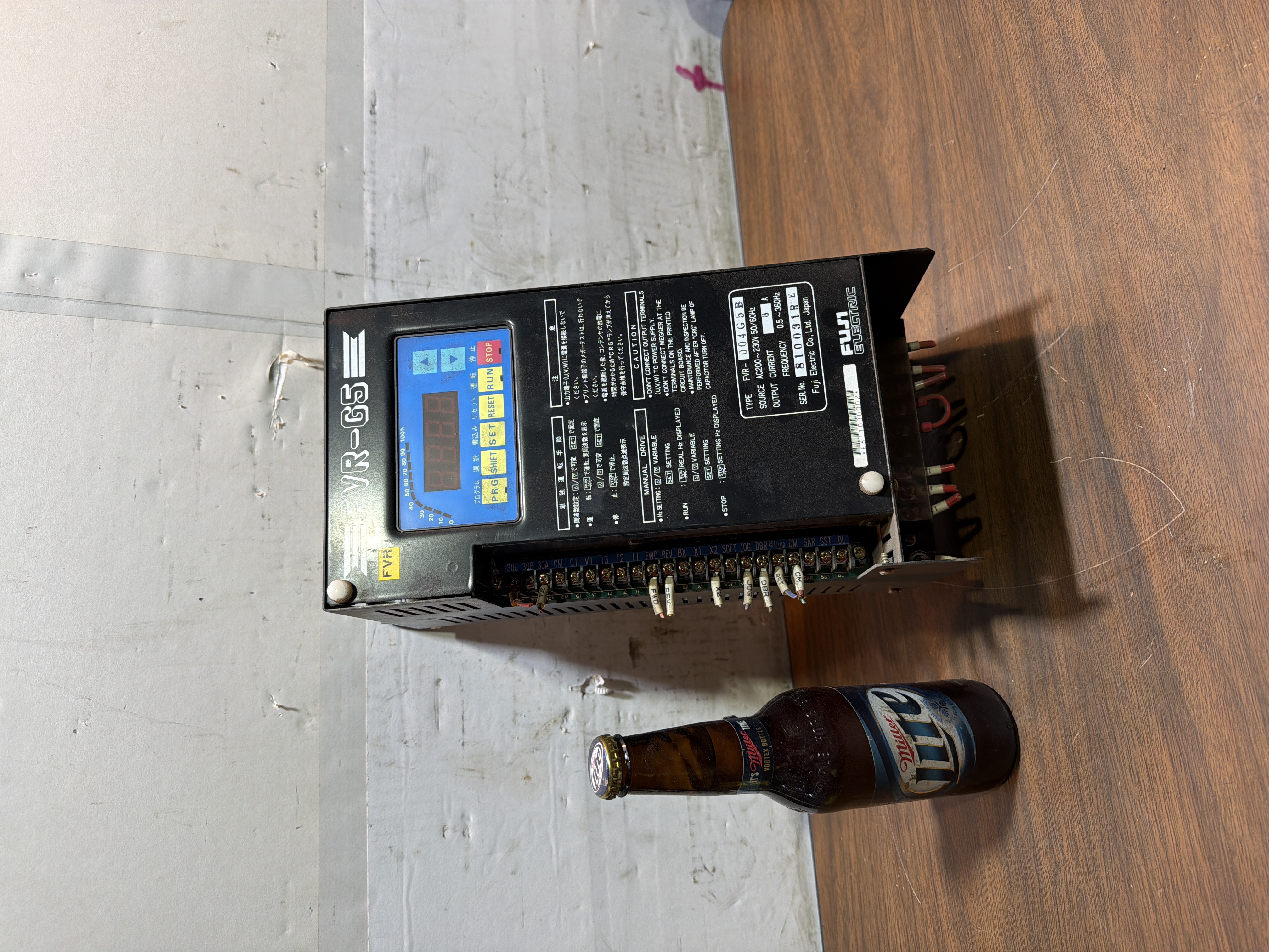 Fuji Electric FVR-004G5B G5 Inverter VFD Drive AC200-230V 3A