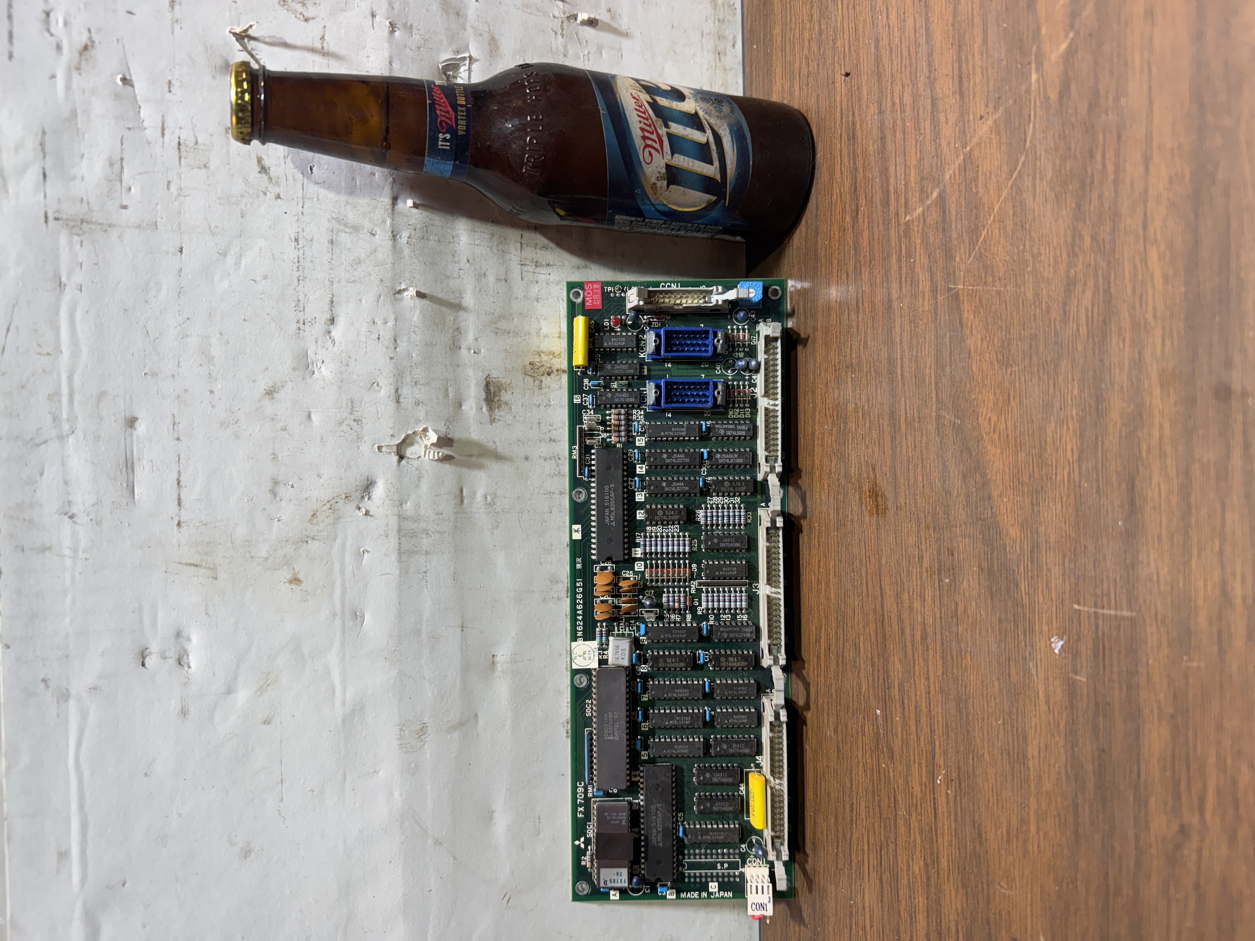 Mitsubishi FX709C BN624A626G51 CNC Operator Panel Board Mazak Meldas