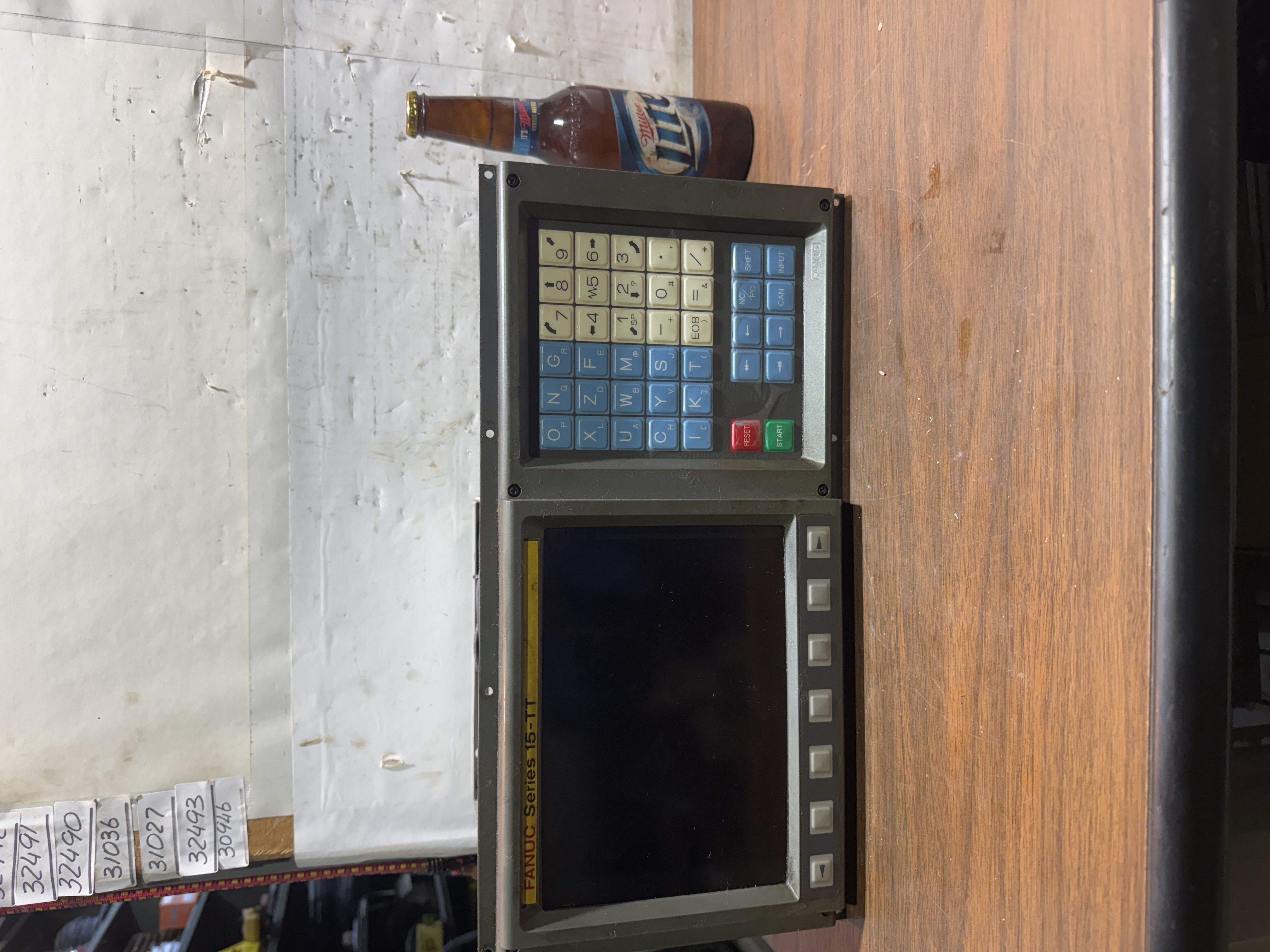 Fanuc Series 15-TT Operator Panel Keyboard Fujitsu N860-3487-T030