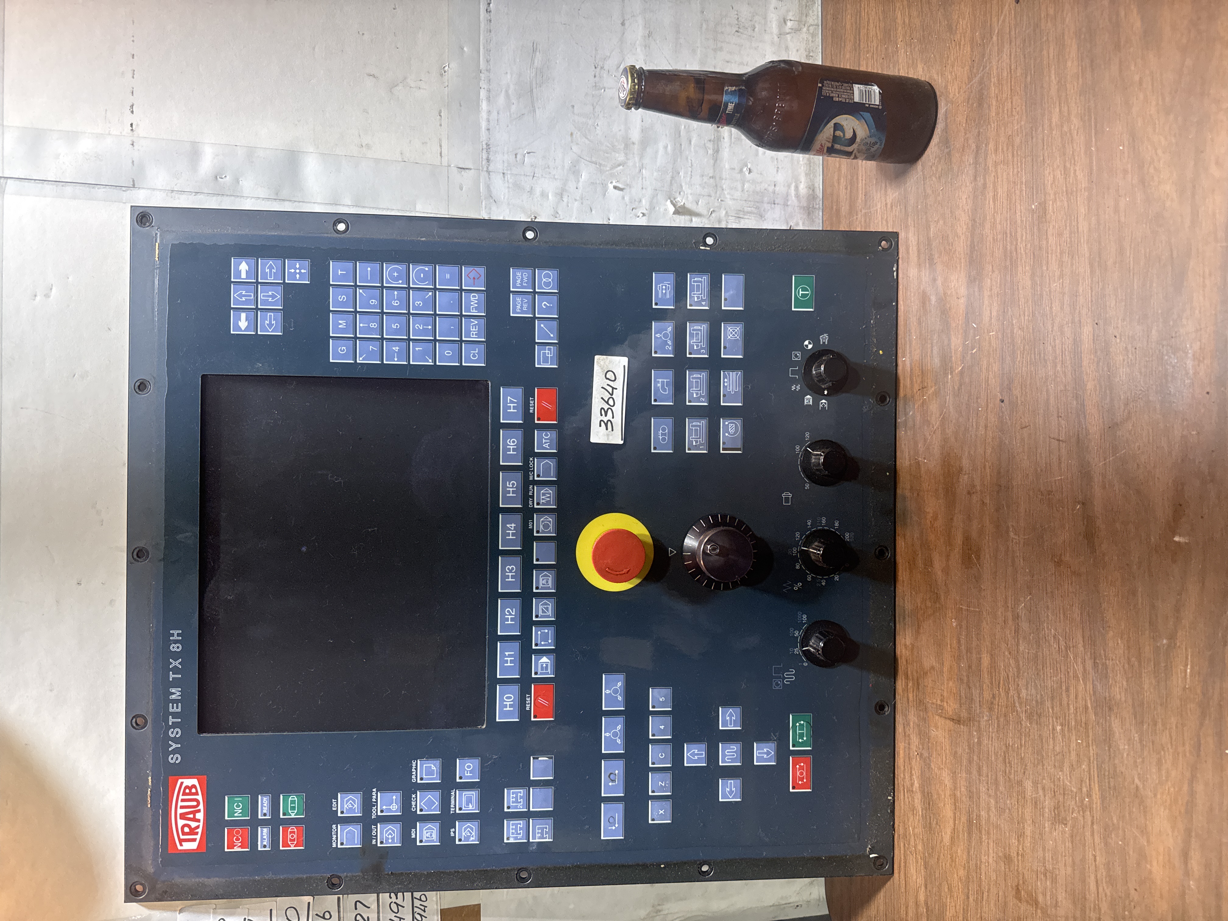 Traub TX8H-MA CNC Operator Control Panel Bedientafel 9000001901