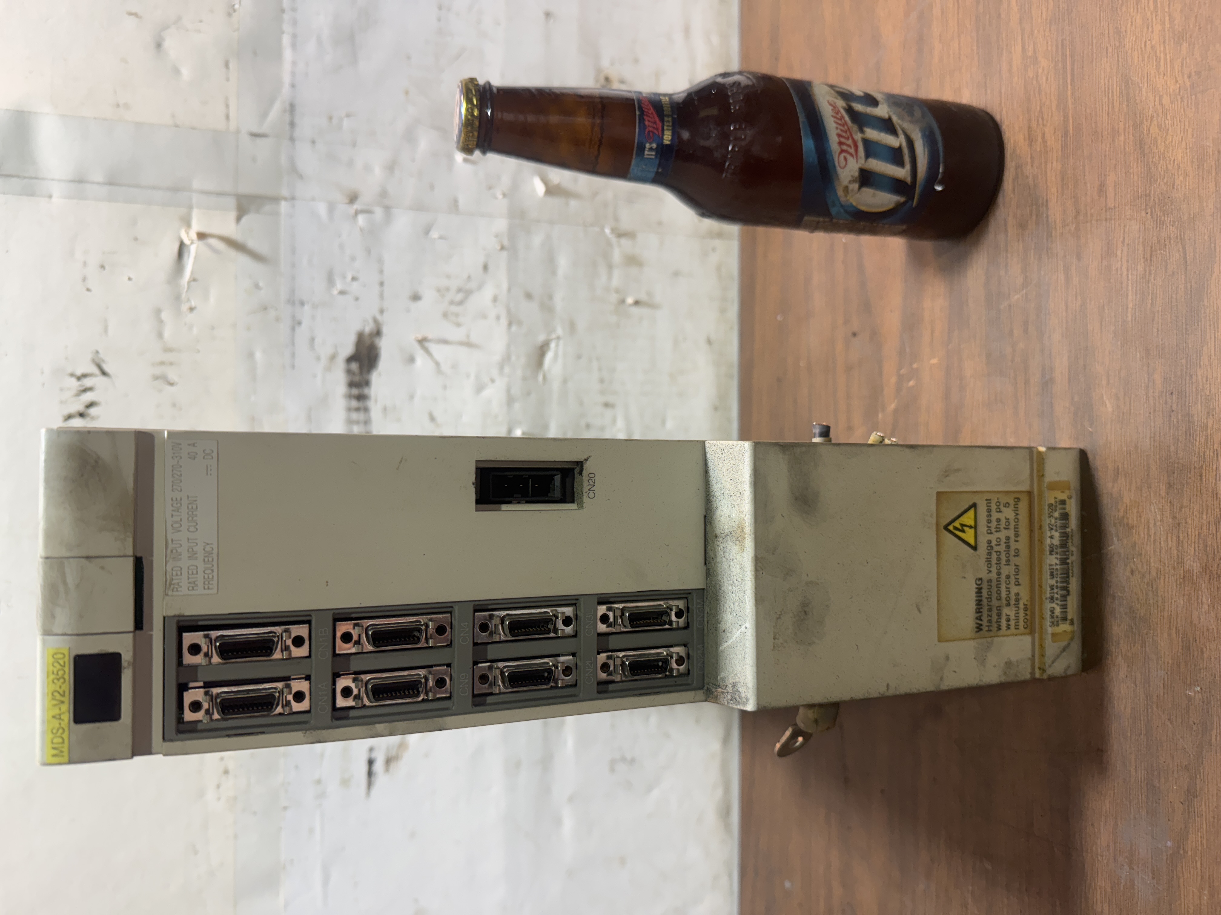 Mitsubishi MDS-A-V2-3520 Dual Axis AC Servo Drive Unit CNC 40A