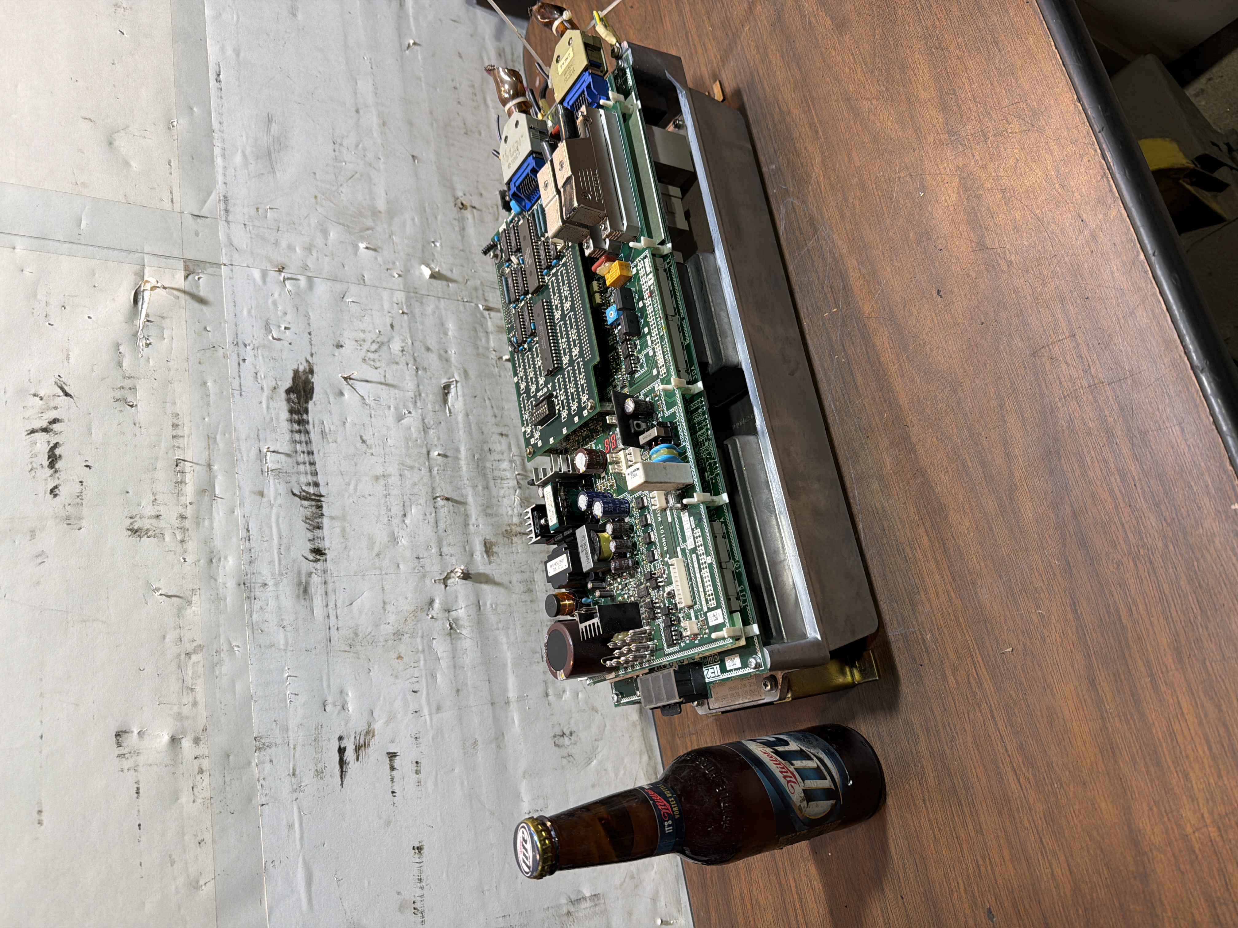 Mitsubishi MR-S11-200-N AC Servo Drive Amplifier with RGN101 Board