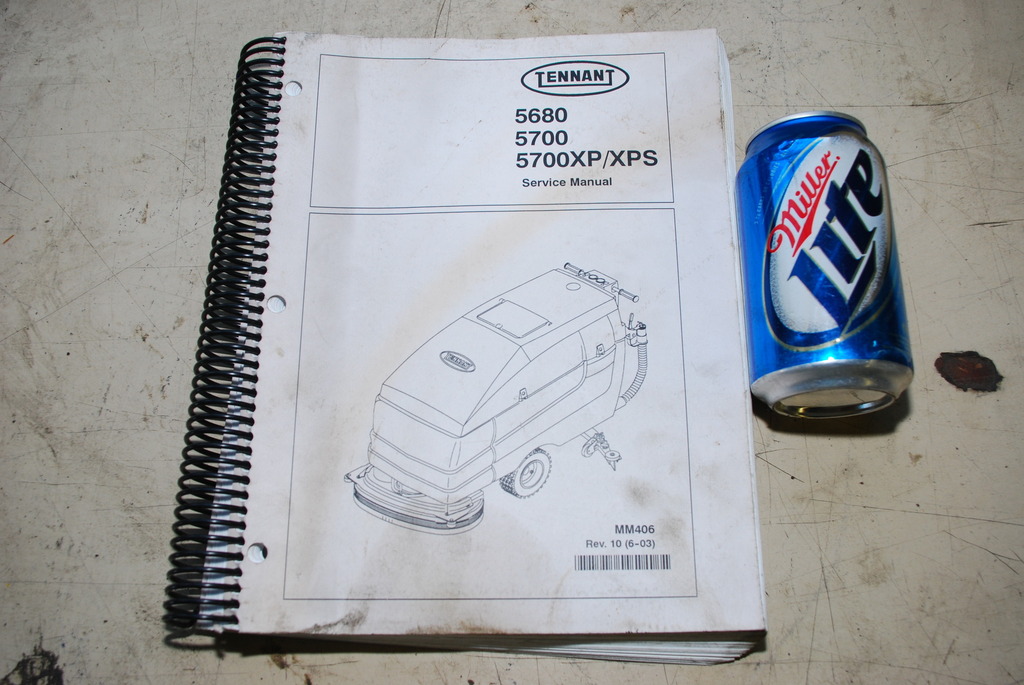 Tennant Floor Scrubber Service Manual 5680 5700 5700XP/XPS MM406