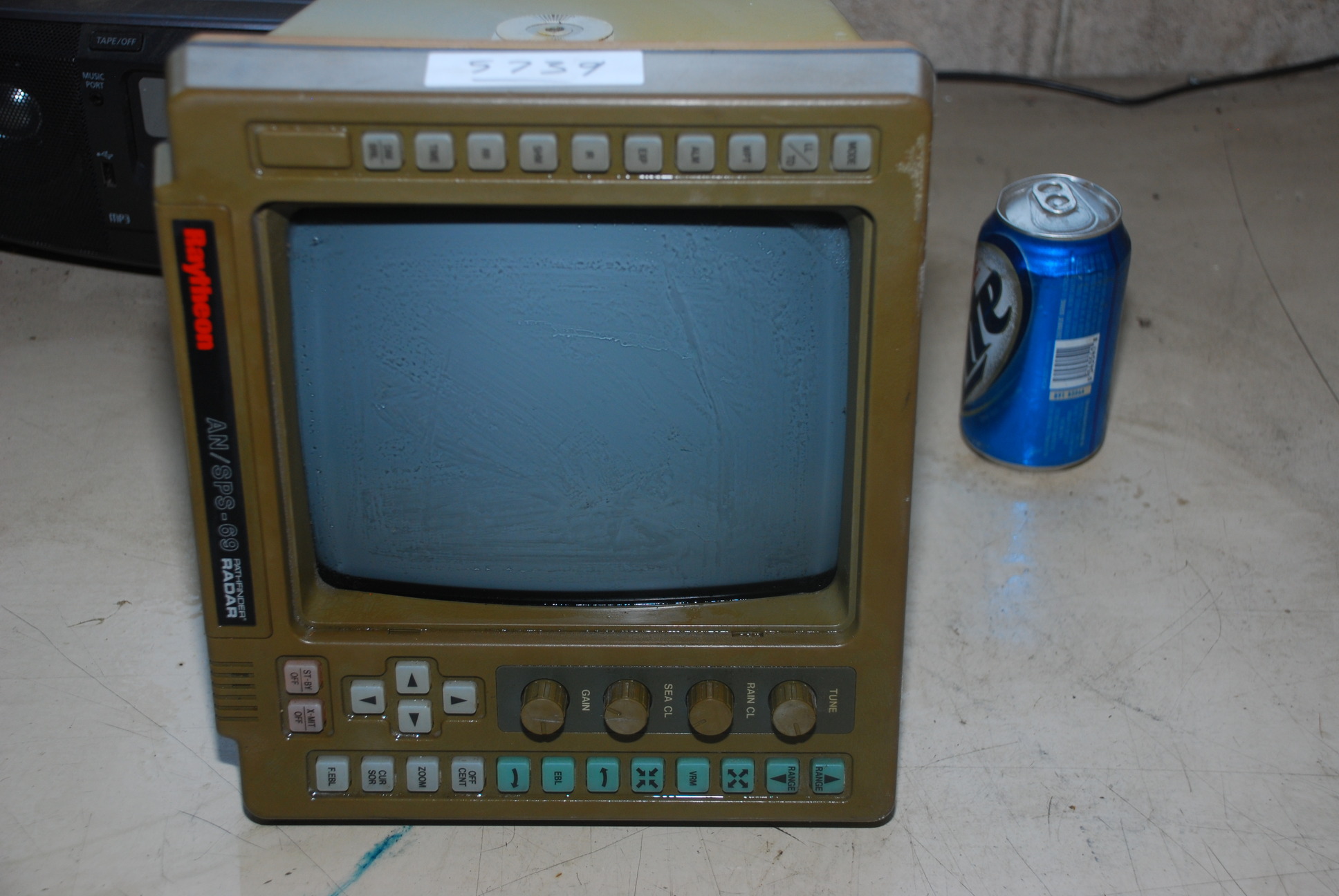 RAYTHEON MODEL R41X RADAR DISPLAY SET AN/SPS-69 PATHFINDER UNTESTED