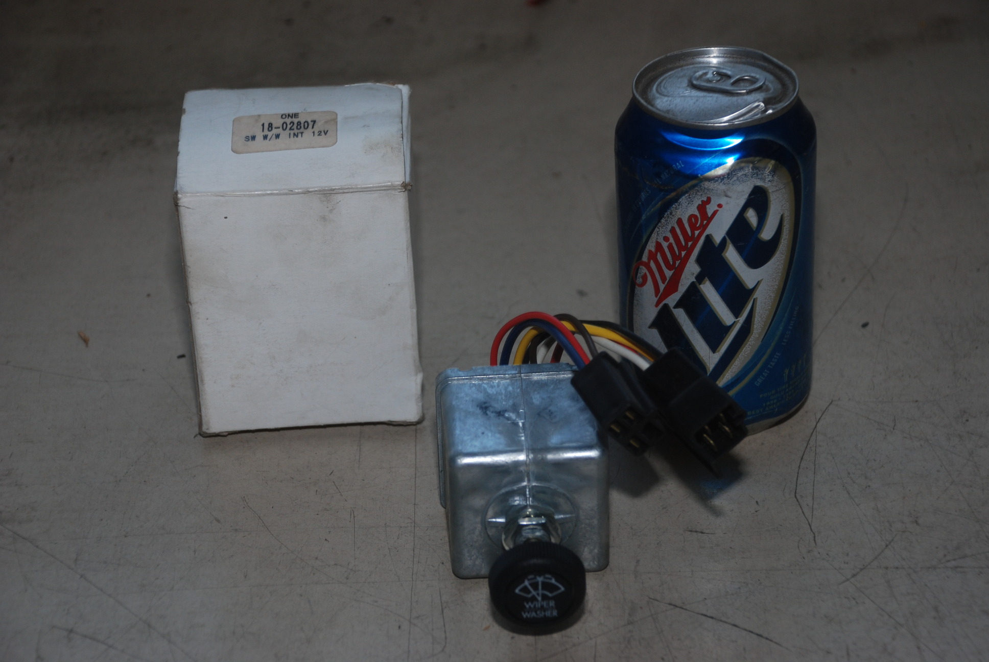 NEW, Peterbilt Truck Wiper Washer Control 18-02807 SW W/W INT 12V