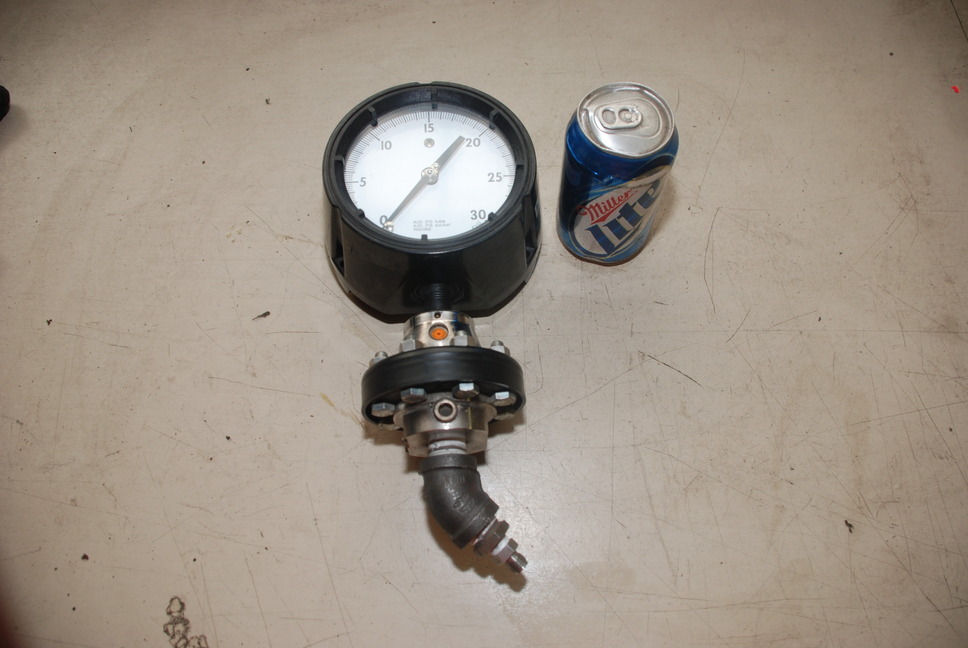 Ashcroft Duragauge Pressure Gauge 0-30 psi 4" AISI 316 Q-4832 welded