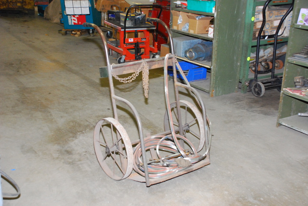 Oxy Acetylene Welding Cart with hose and Victor Welding Torch