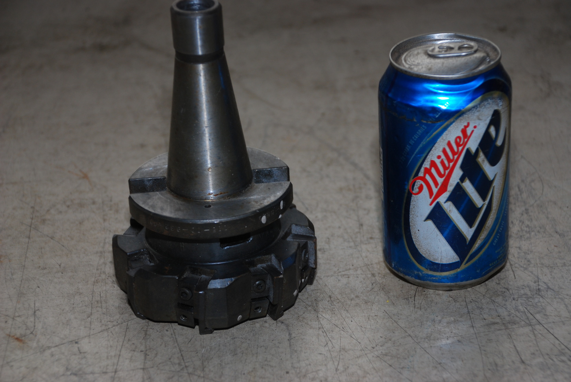 WIDE NMTB 40 TAPER INDEXABLE SHELL MILL HOLDER,VALENITE B48R15degP