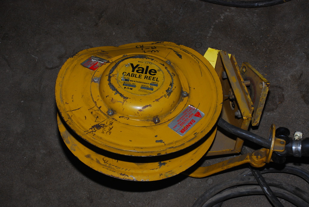 Yale Cable Reel, Weathertight, Model No. 363A-CSA, 600 V, Made in USA