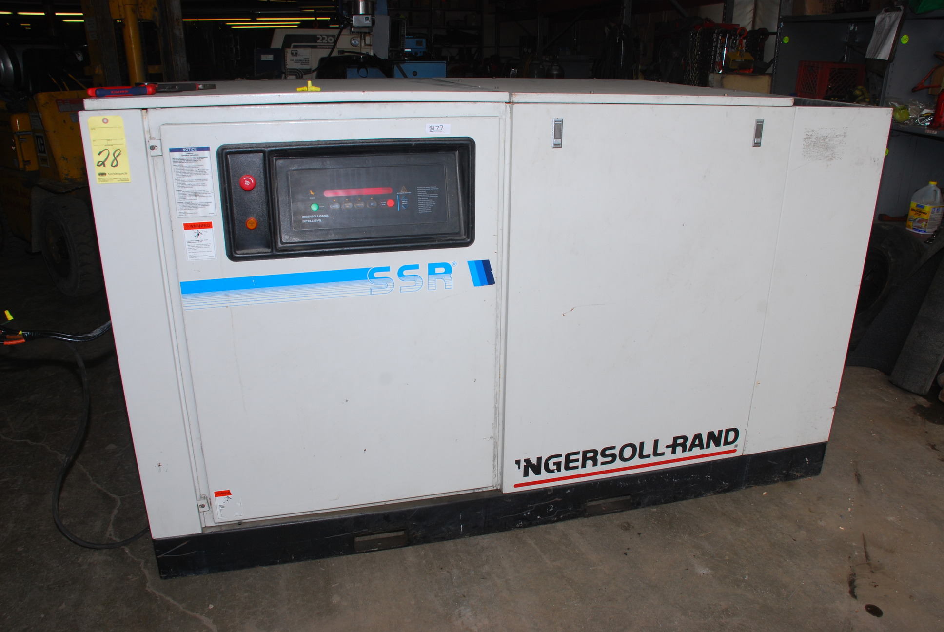 INGERSOLL RAND SCREW COMPRESSOR SSR-EP50, 50 HP
