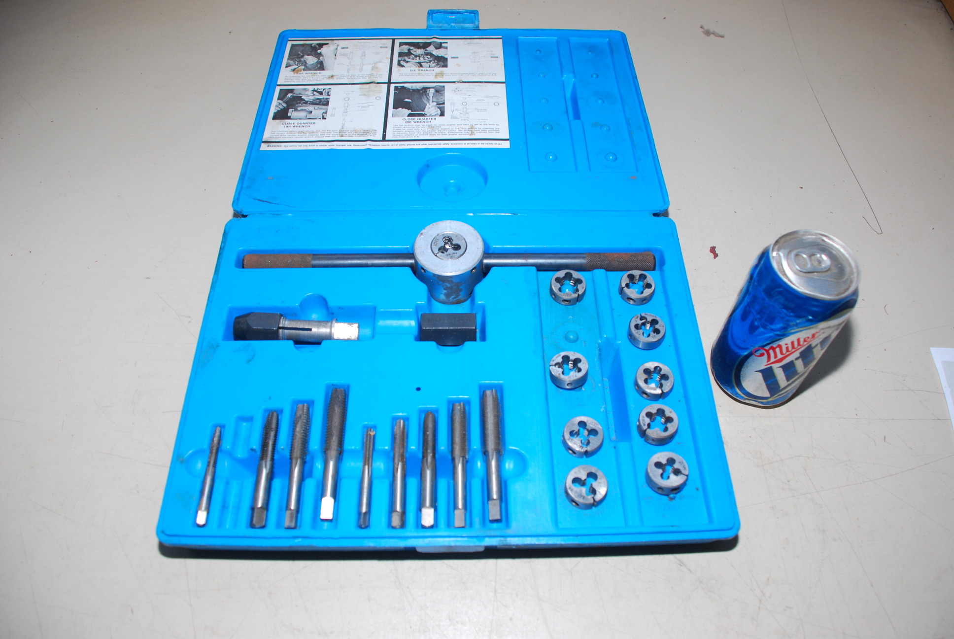 Morse MultiPurpose Tap and Die Set No. 300 NC NF Series 1" O.D. 38553