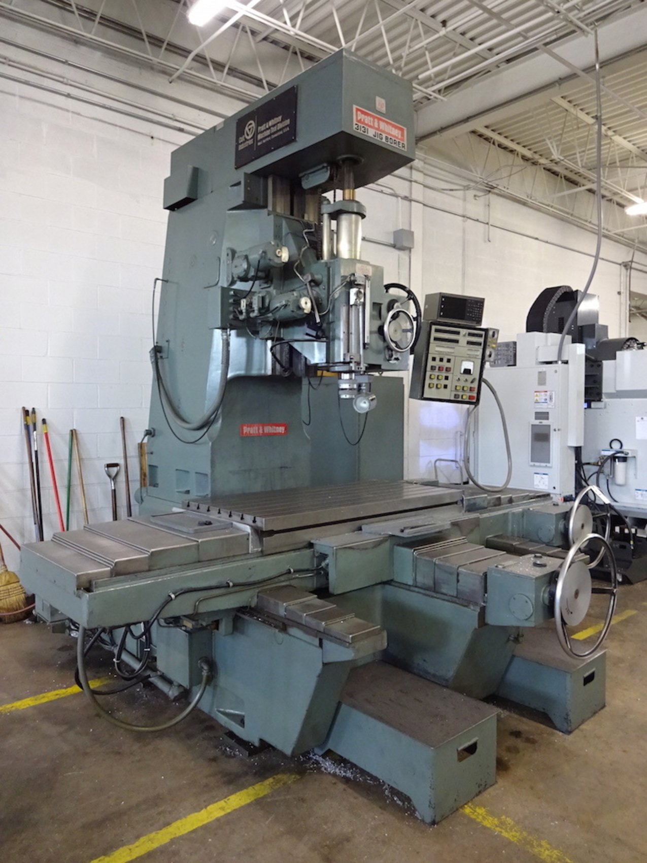 HYOOOOGE PRATT and WHITNEY 3131 JIG BORER,TOOLING,DRO,BOOKS