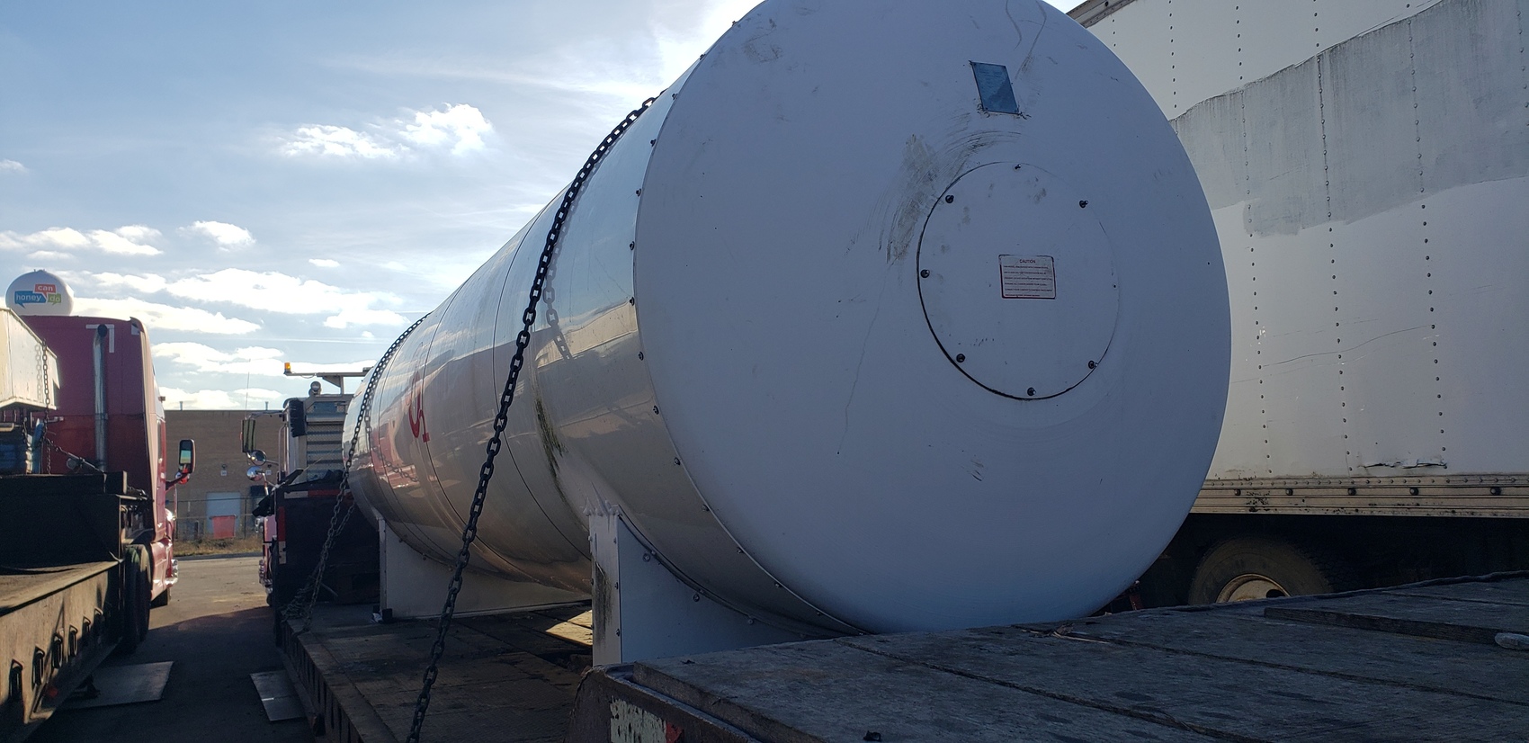 TOMCO Industrial 12 ton horizontal liquid CO2 Bulk tank