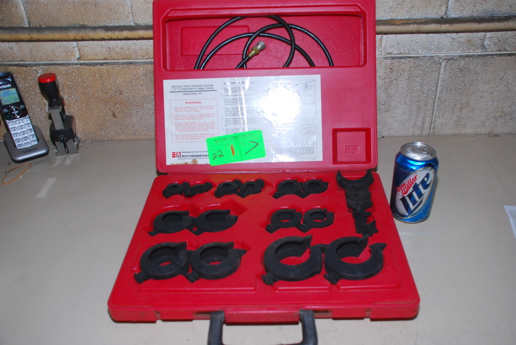 Rothenberger Rofrost Kit Pipe Freezing System 1/2"-2" P/N # 64950