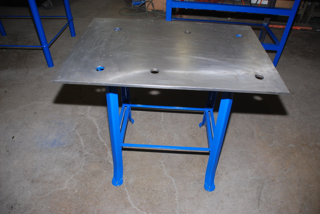 UNUSED,38x31.5,27H,1/2 PRECISION GROUND TOP LAYOUT WELDING TABLE BENCH