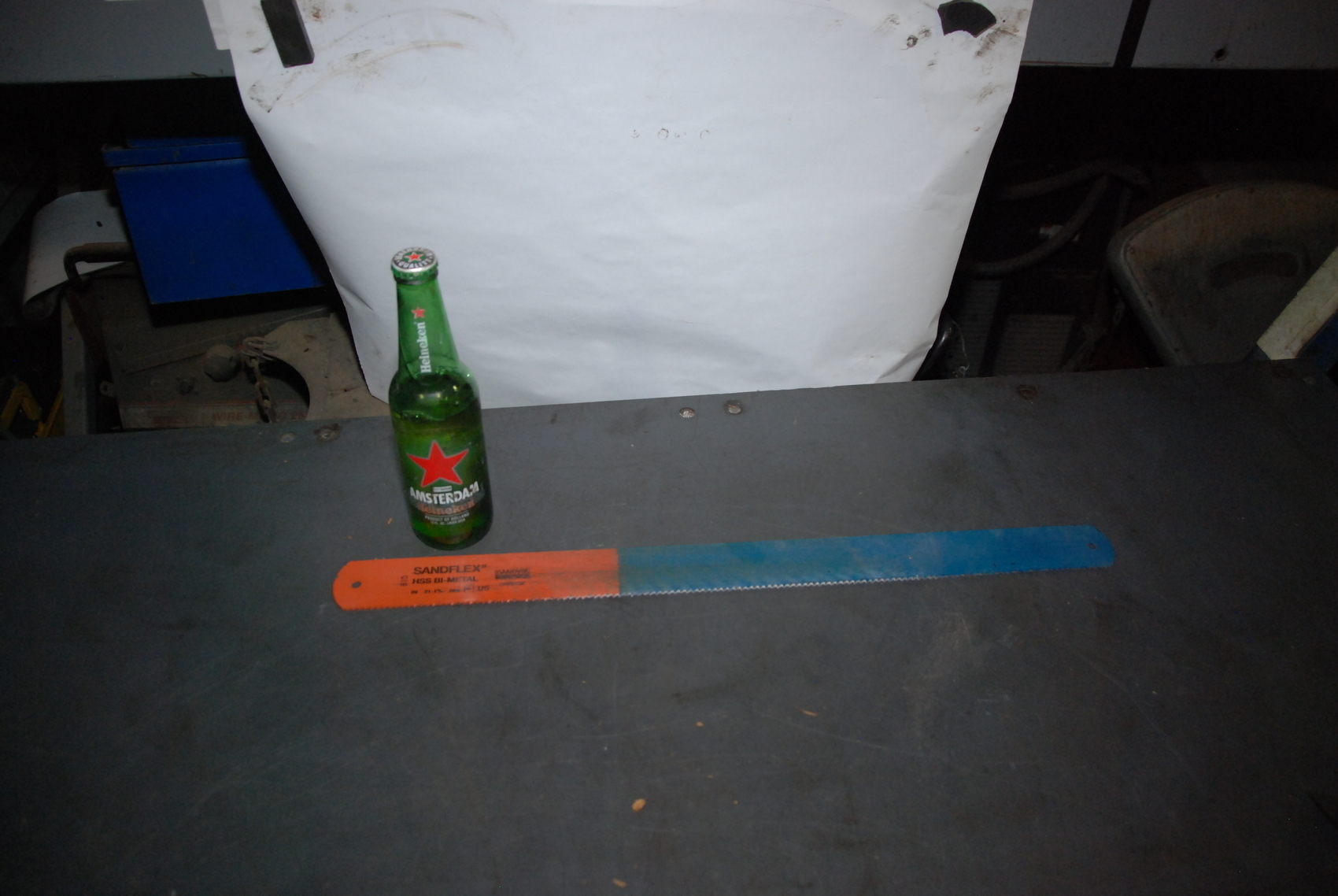 Sandvik sandflex hss bi metal saw 21 1 3 4 in 088 power hacksaw blade