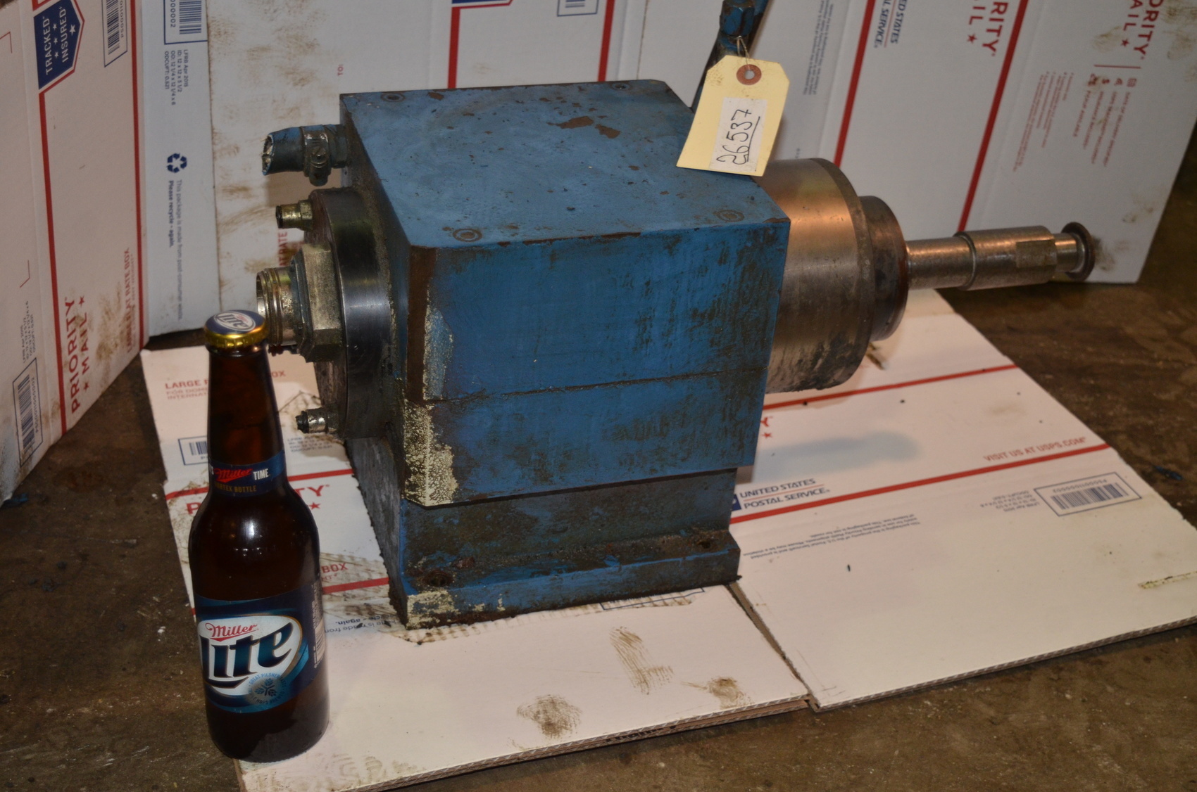 Fisher MFV-1430 Servo Spindle motor with base;30000 RPM;